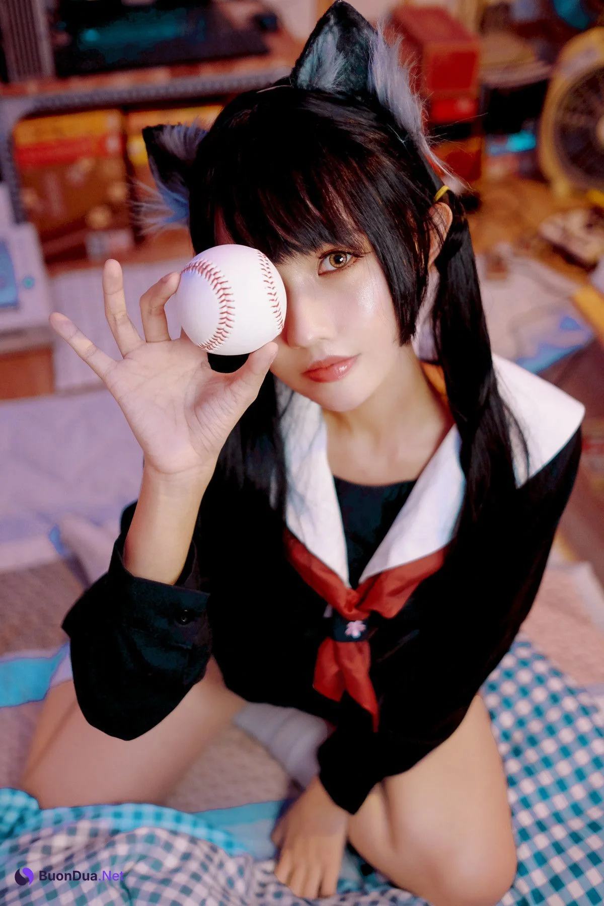 Cosplay PingPing平平 – Kuroneko - Photo 14