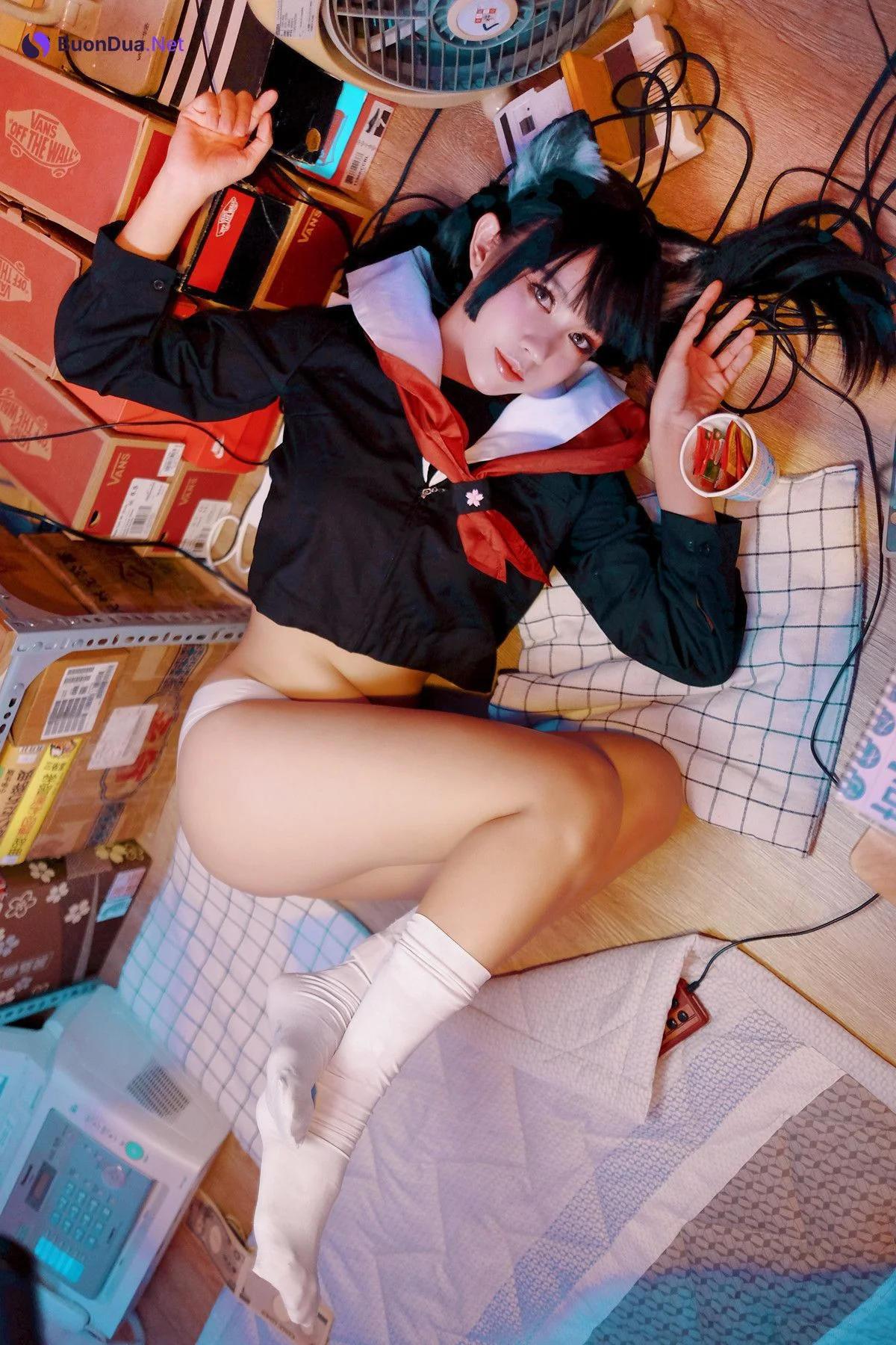 Cosplay PingPing平平 – Kuroneko - Photo 3