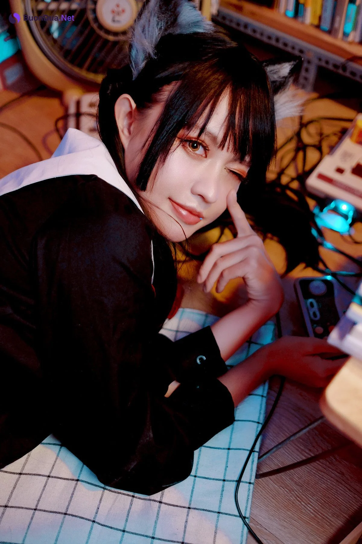 Cosplay PingPing平平 – Kuroneko - Photo 4