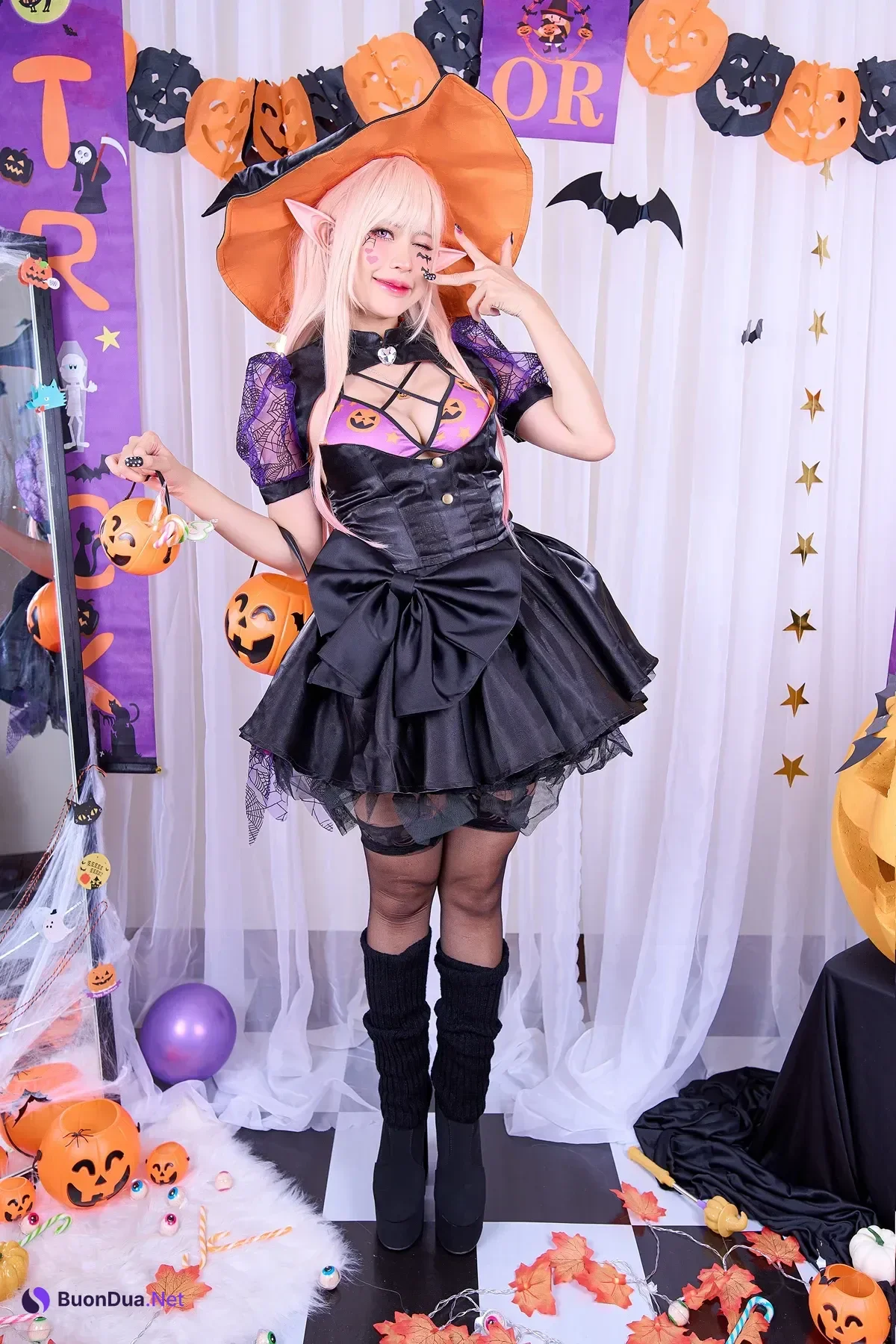 Cosplay PingPing平平 – Marin Kitagawa Halloween - Photo 4