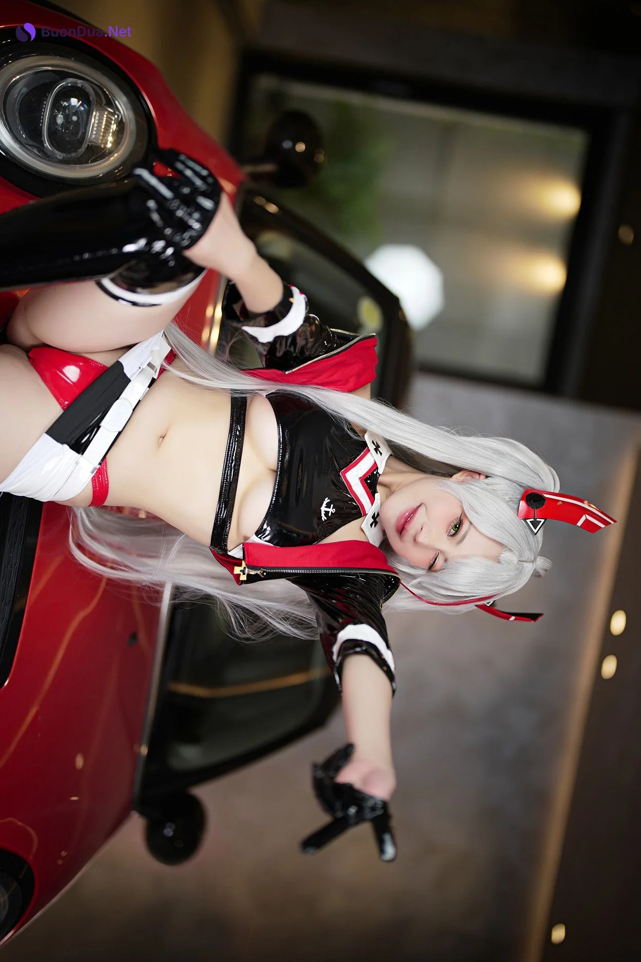 Cosplay PingPing平平 Prinz Eugen (Race Queen) Set.01 - Photo 17