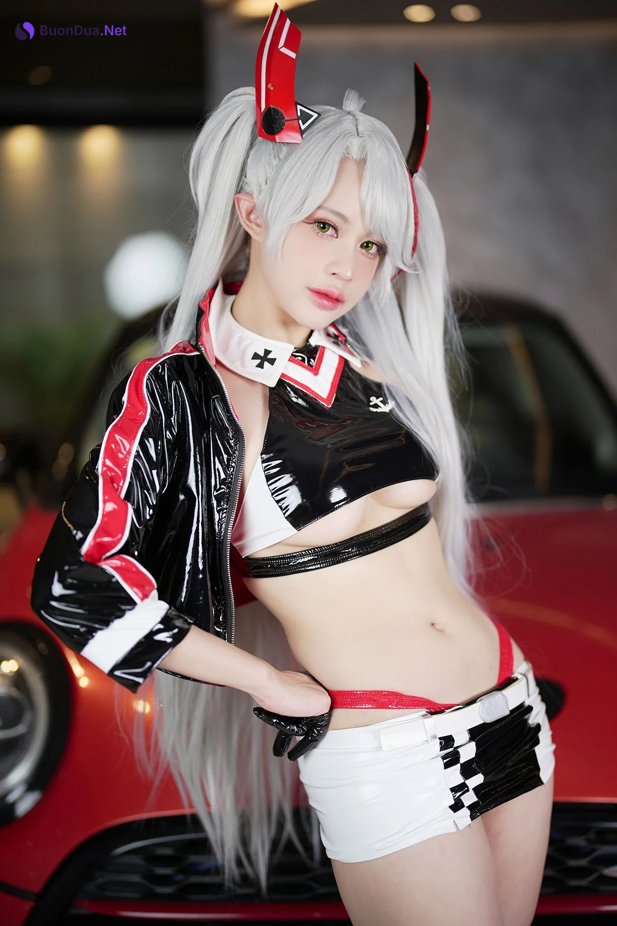 Cosplay PingPing平平 Prinz Eugen (Race Queen) Set.01 - Photo 4