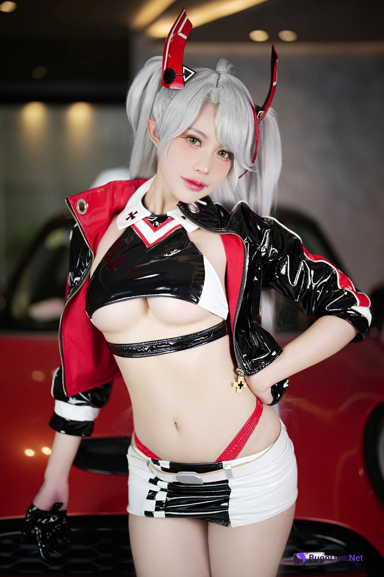 Cosplay PingPing平平 Prinz Eugen (Race Queen) Set.01 - Photo 7
