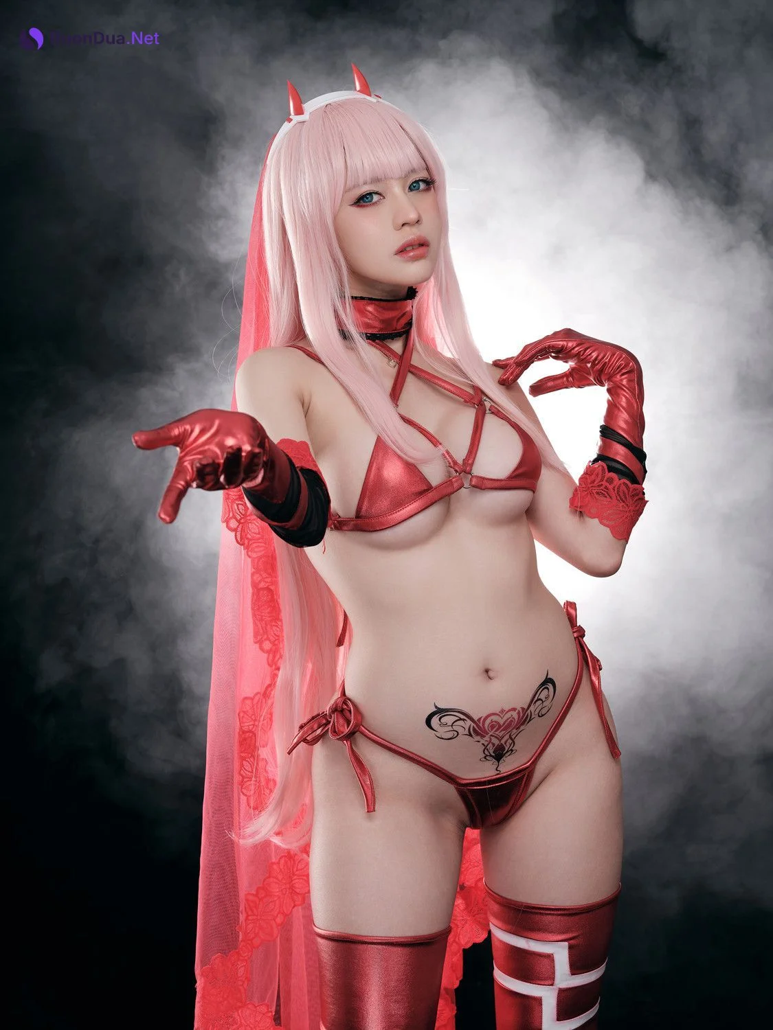 Cosplay PingPing平平 – Zero Two - Photo 2