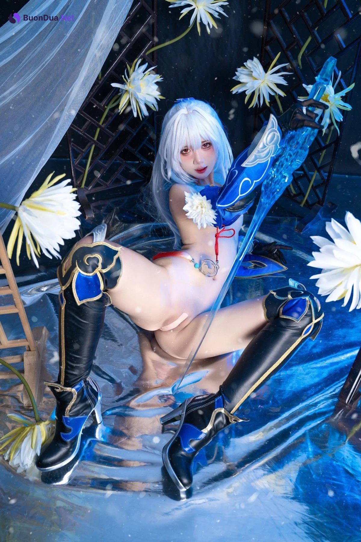 Cosplay PoppaChan 镜流 Jingliu - รูปภาพ 12