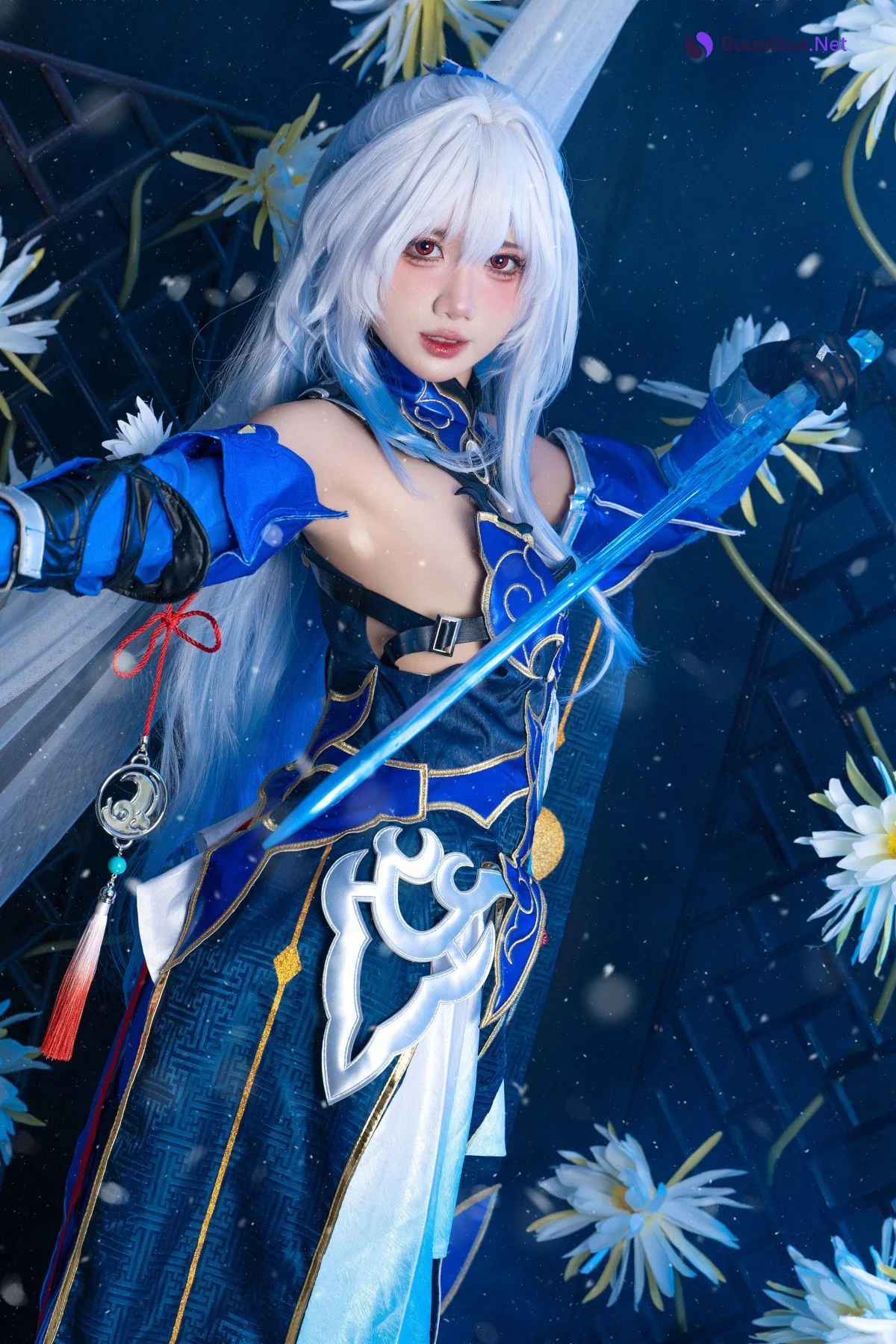 Cosplay PoppaChan 镜流 Jingliu - รูปภาพ 2