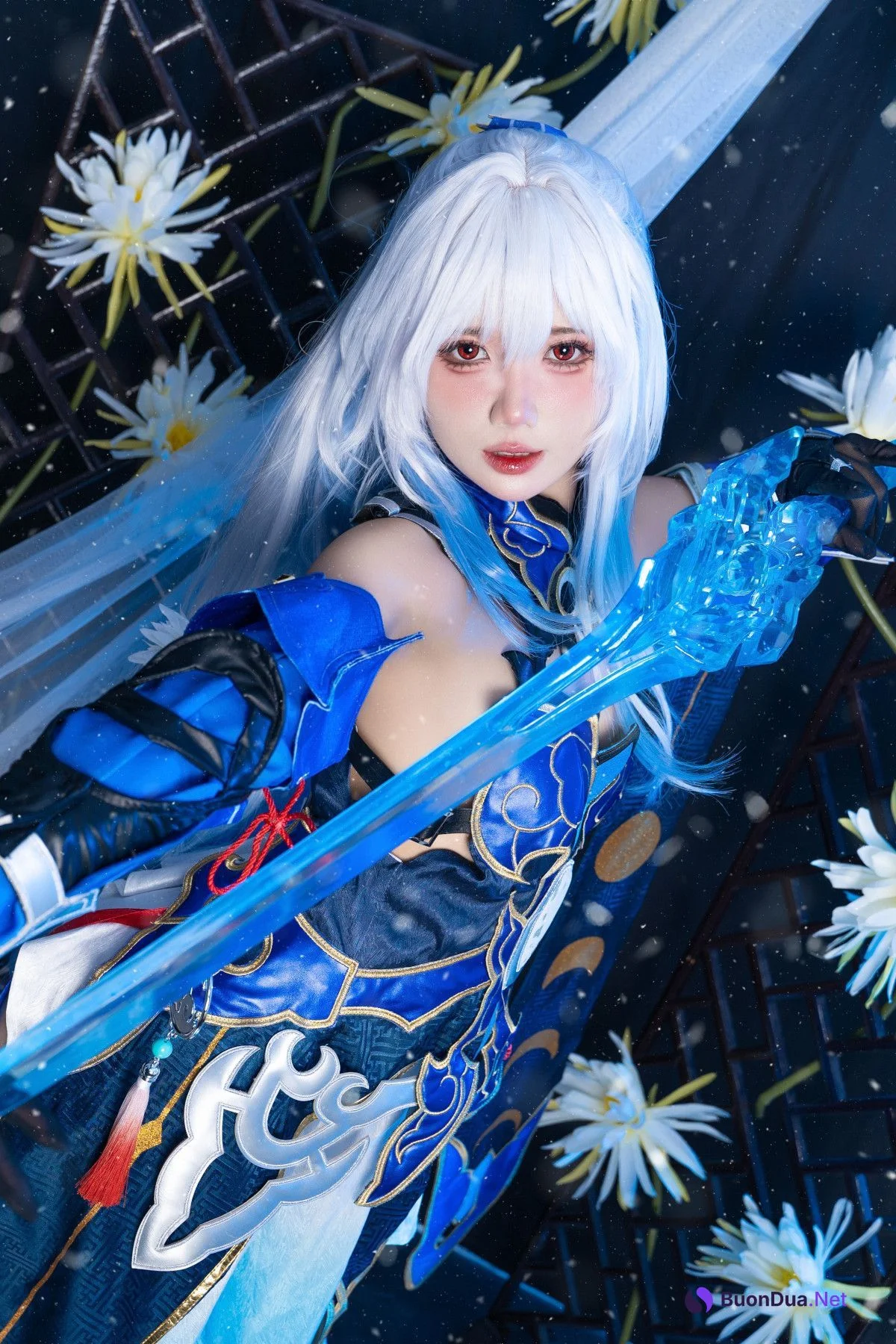 Cosplay PoppaChan 镜流 Jingliu - รูปภาพ 3