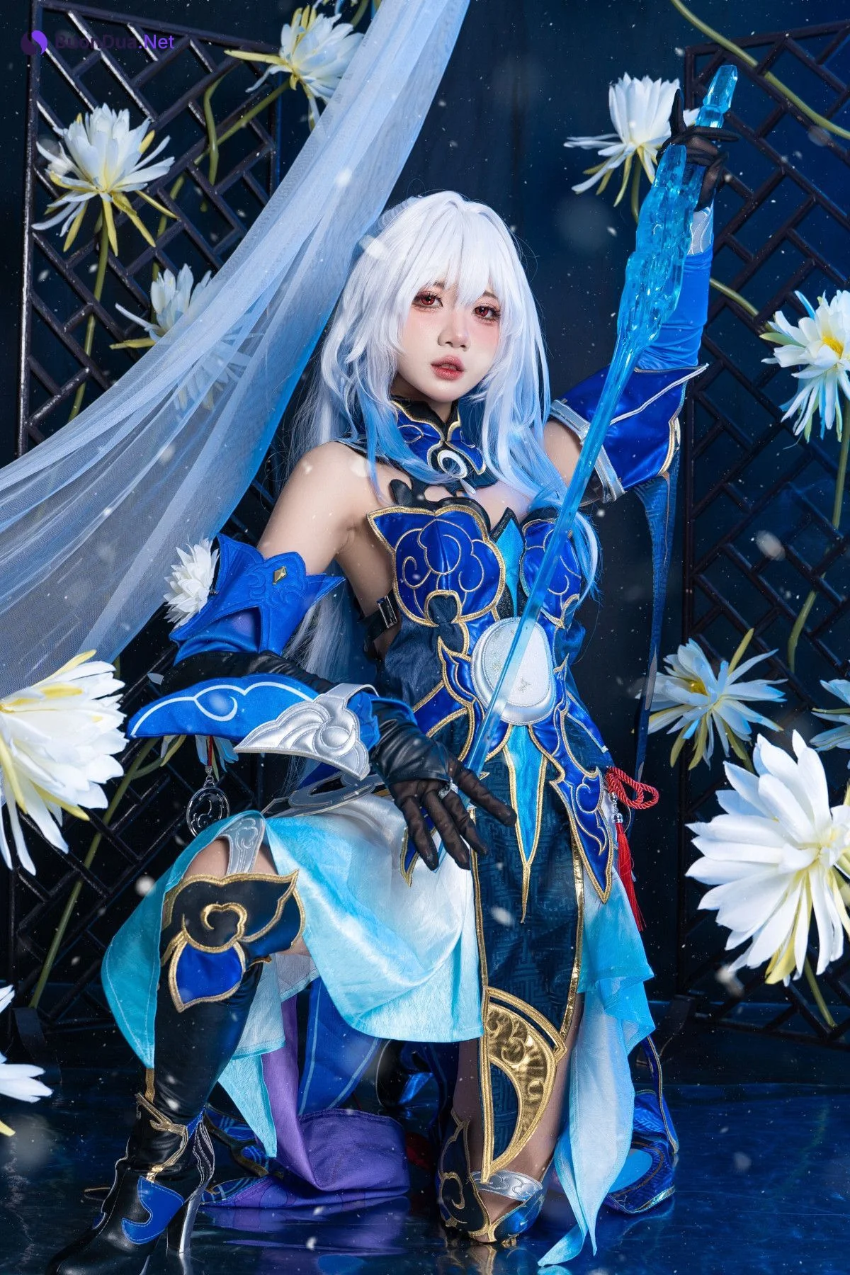 Cosplay PoppaChan 镜流 Jingliu - รูปภาพ 4