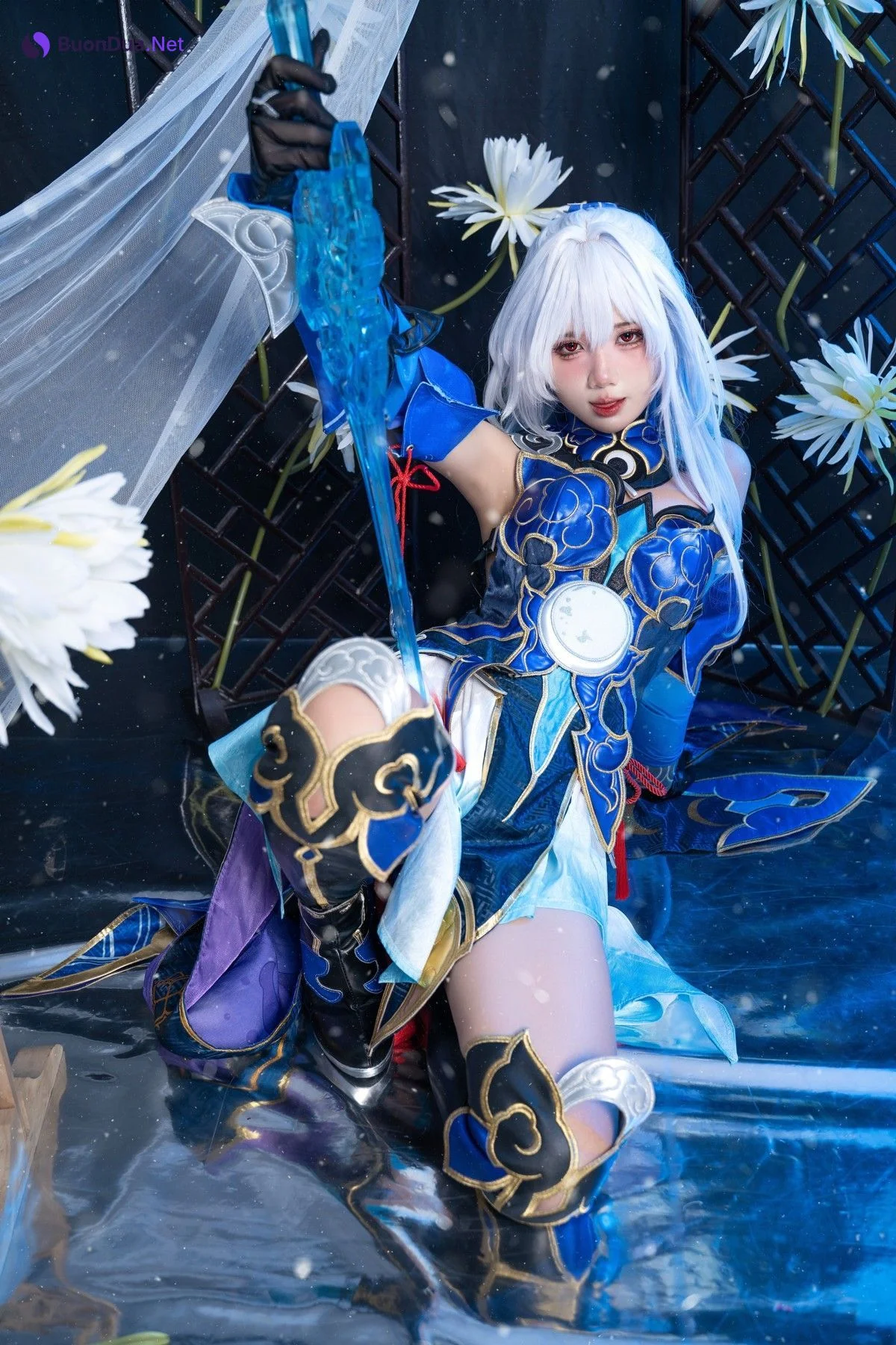 Cosplay PoppaChan 镜流 Jingliu - รูปภาพ 7
