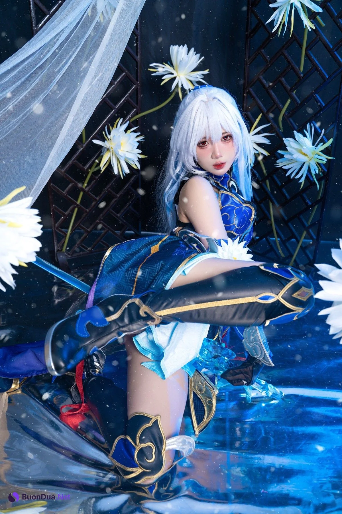 Cosplay PoppaChan 镜流 Jingliu - รูปภาพ 9