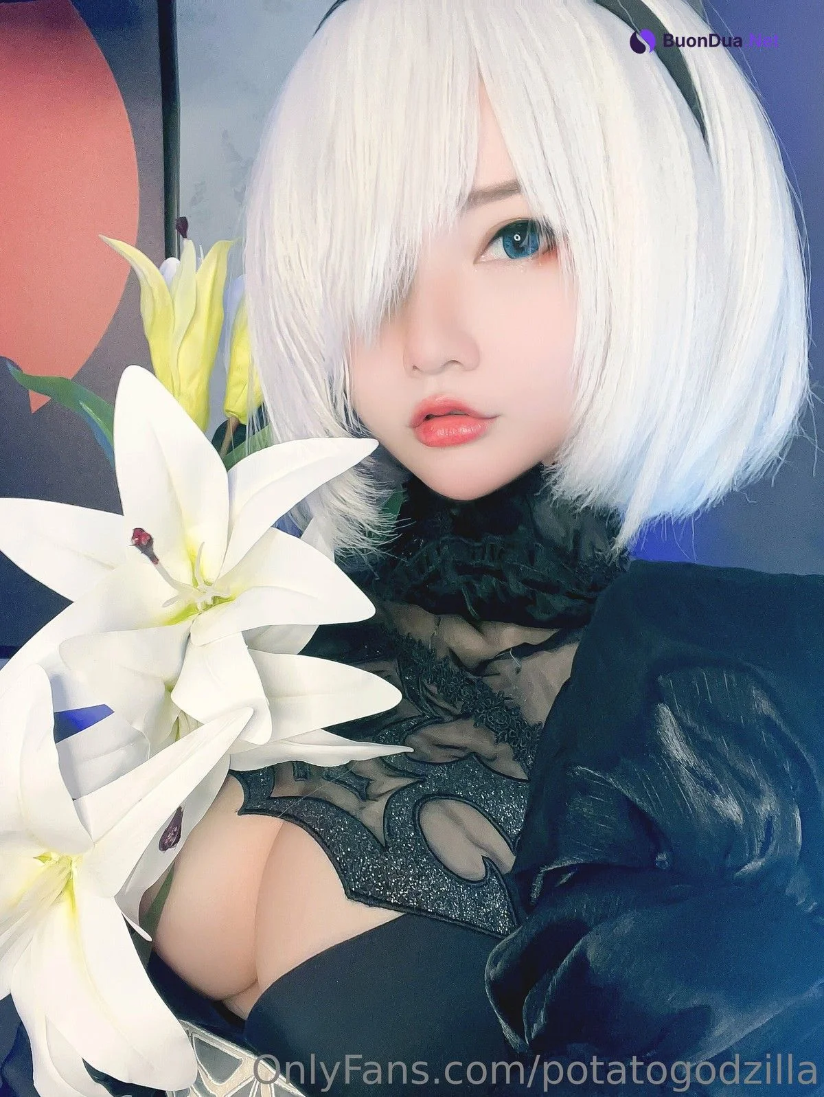 Cosplay Potato Godzilla 2B Bride - Photo 3