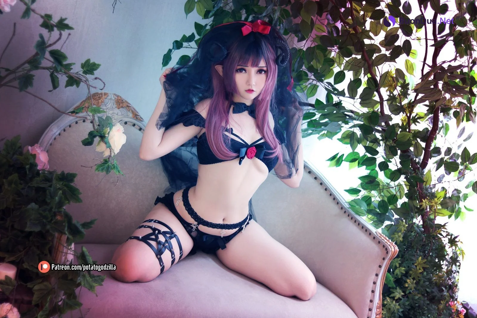 Cosplay Potato Godzilla Lil Devil Bride - Photo 10