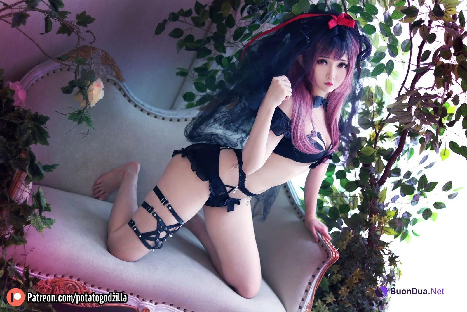 Cosplay Potato Godzilla Lil Devil Bride - Photo 11