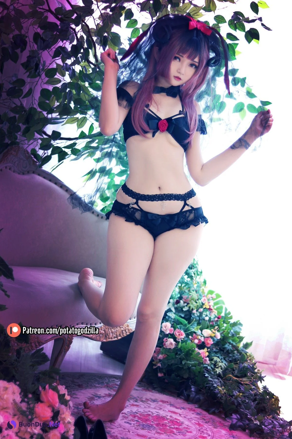 Cosplay Potato Godzilla Lil Devil Bride - Photo 14
