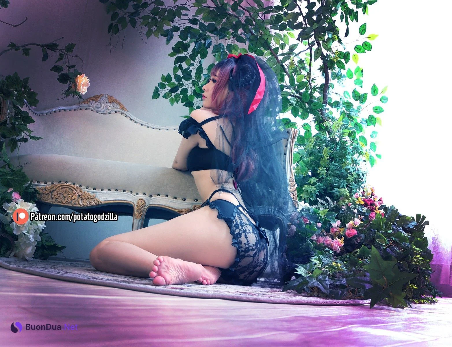 Cosplay Potato Godzilla Lil Devil Bride - Photo 19