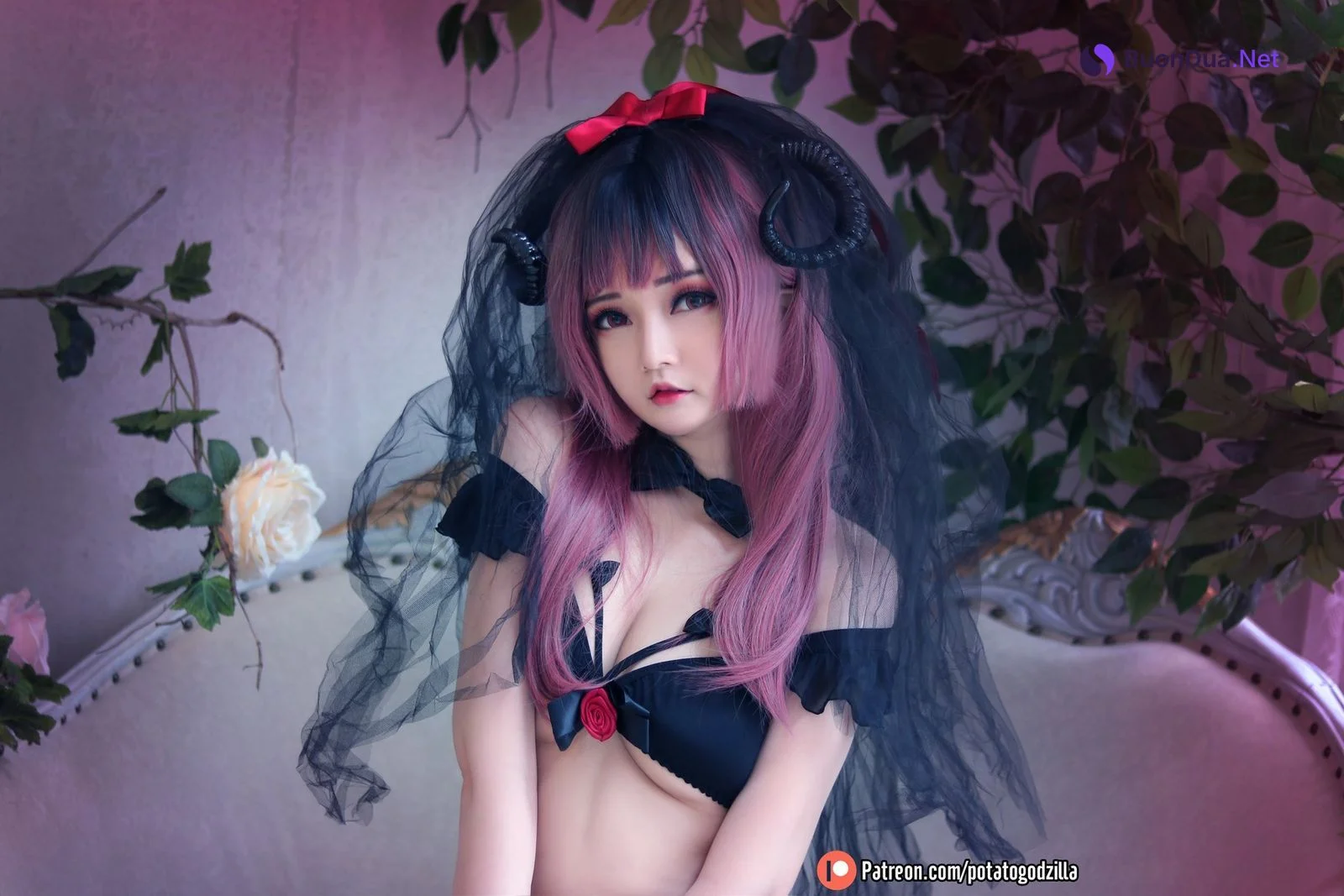 Cosplay Potato Godzilla Lil Devil Bride - Photo 4