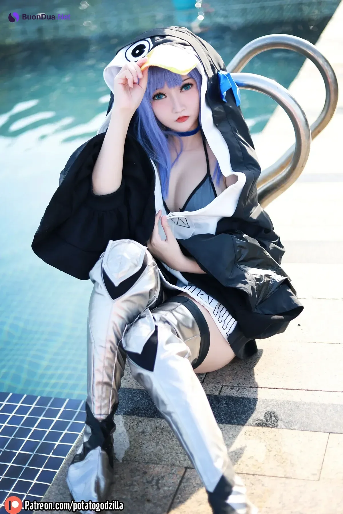 Cosplay Potato Godzilla – 泳装 Meltryllis - Photo 12