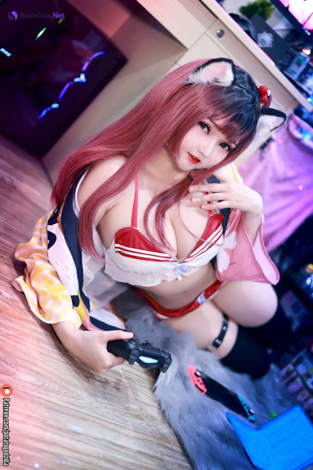 Cosplay Potato Godzilla Weeb Girl - Photo 17