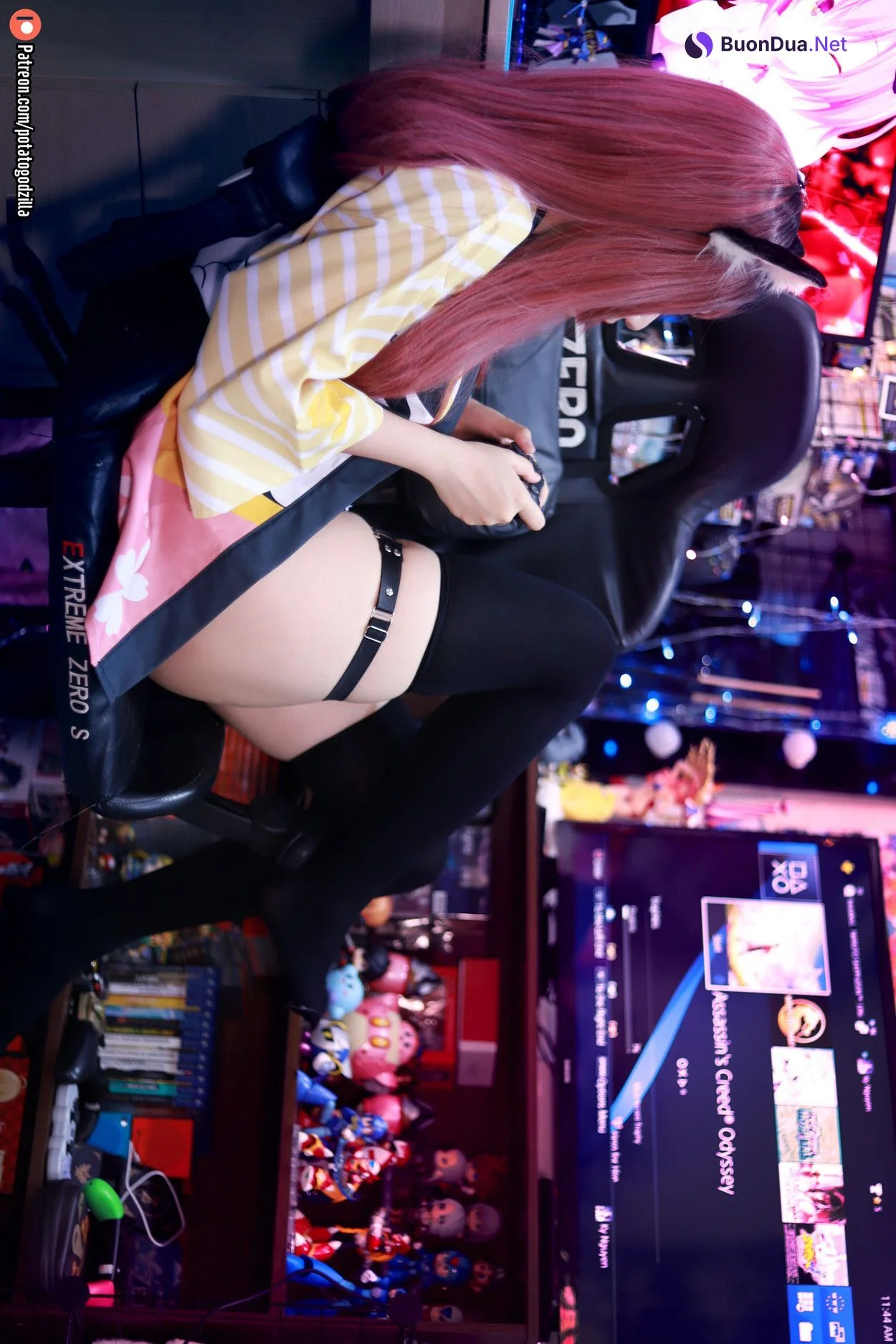 Cosplay Potato Godzilla Weeb Girl - Photo 8