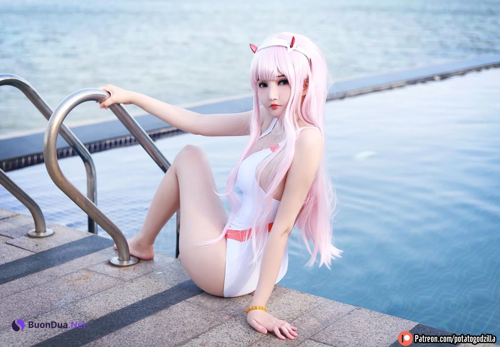 Cosplay Potato Godzilla Zero Two Swimsuit - Photo 18