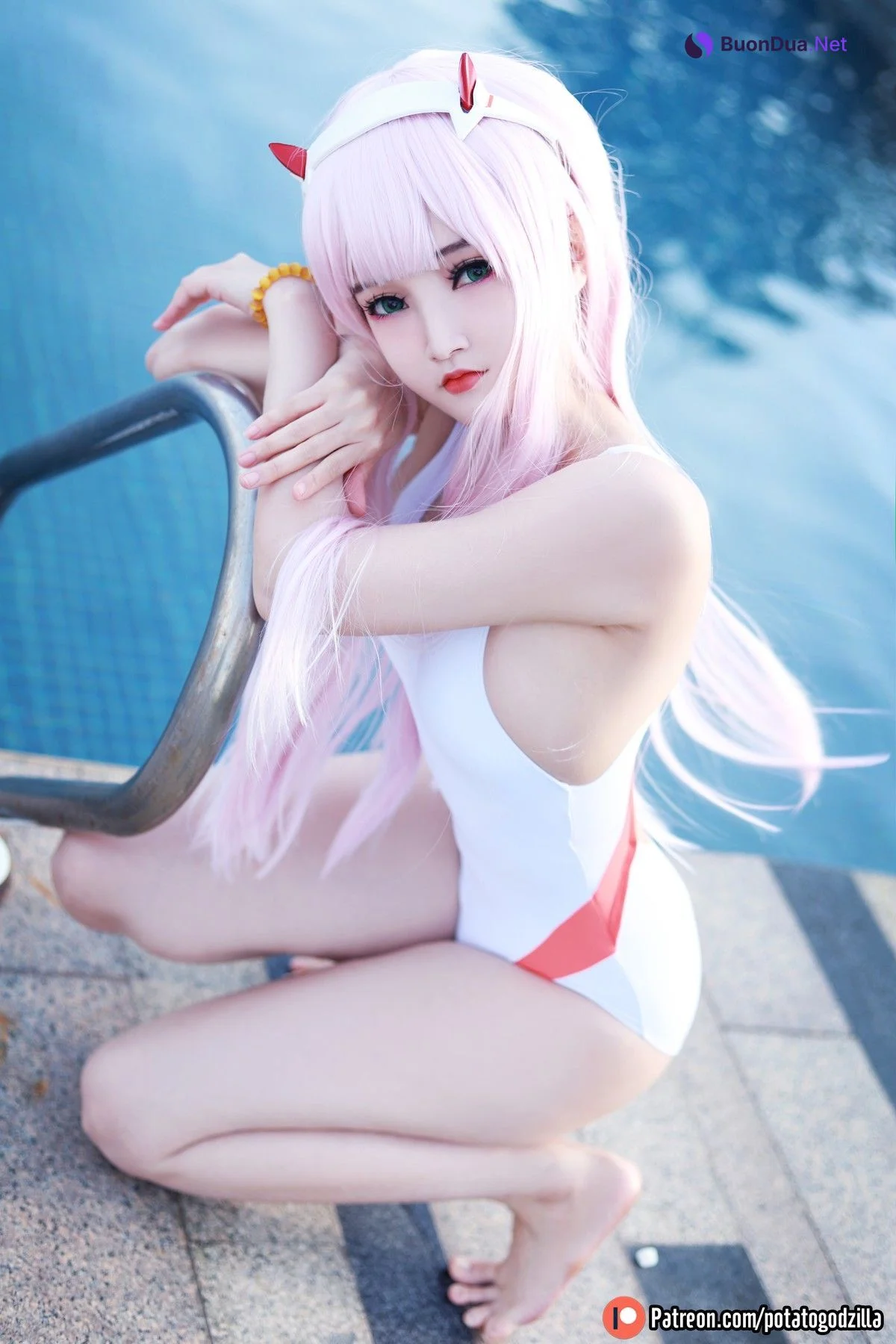 Cosplay Potato Godzilla Zero Two Swimsuit - Photo 20