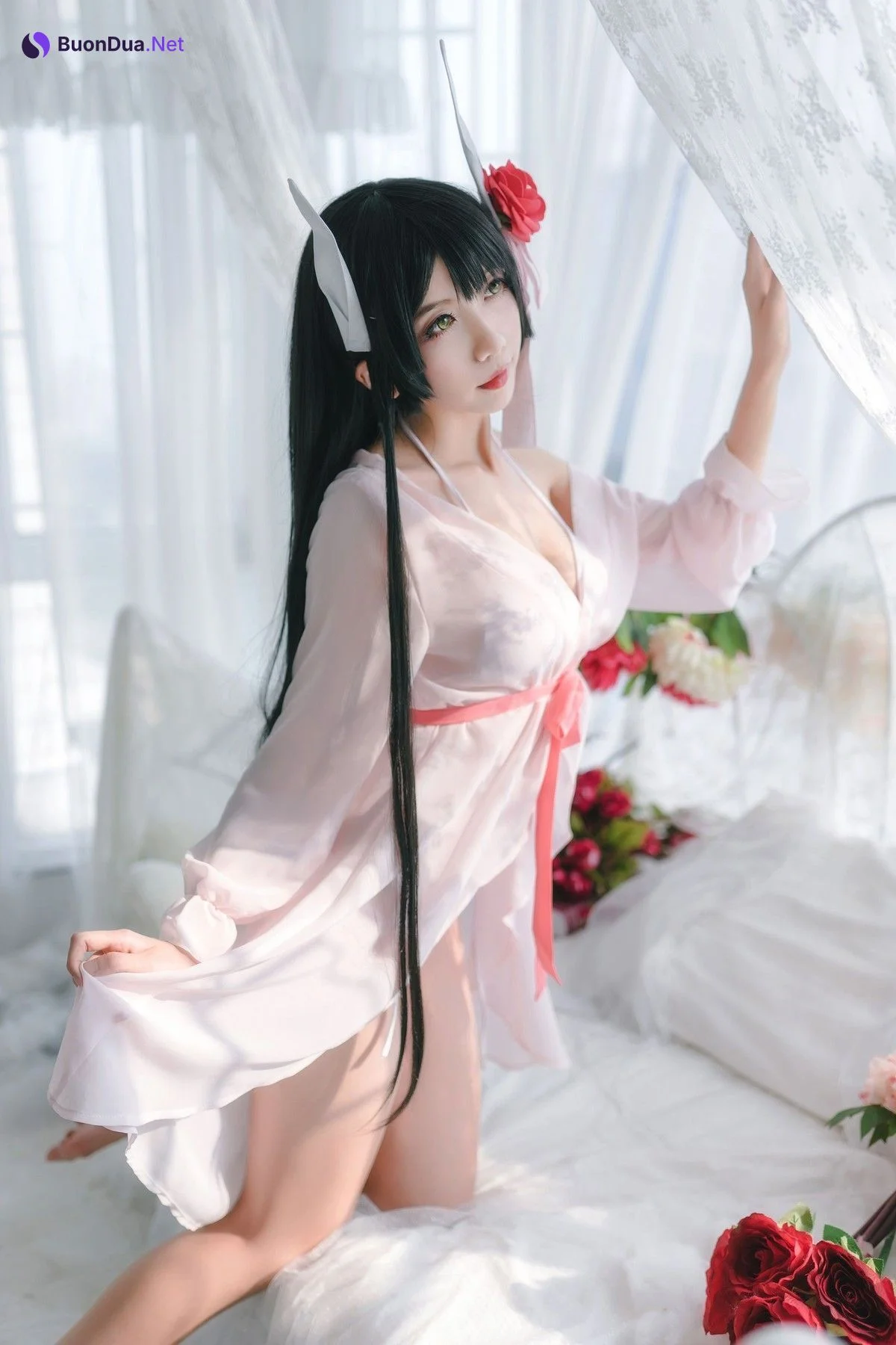 Cosplay 迷失人形QUQ 比叡 月下巡游 - Photo 11