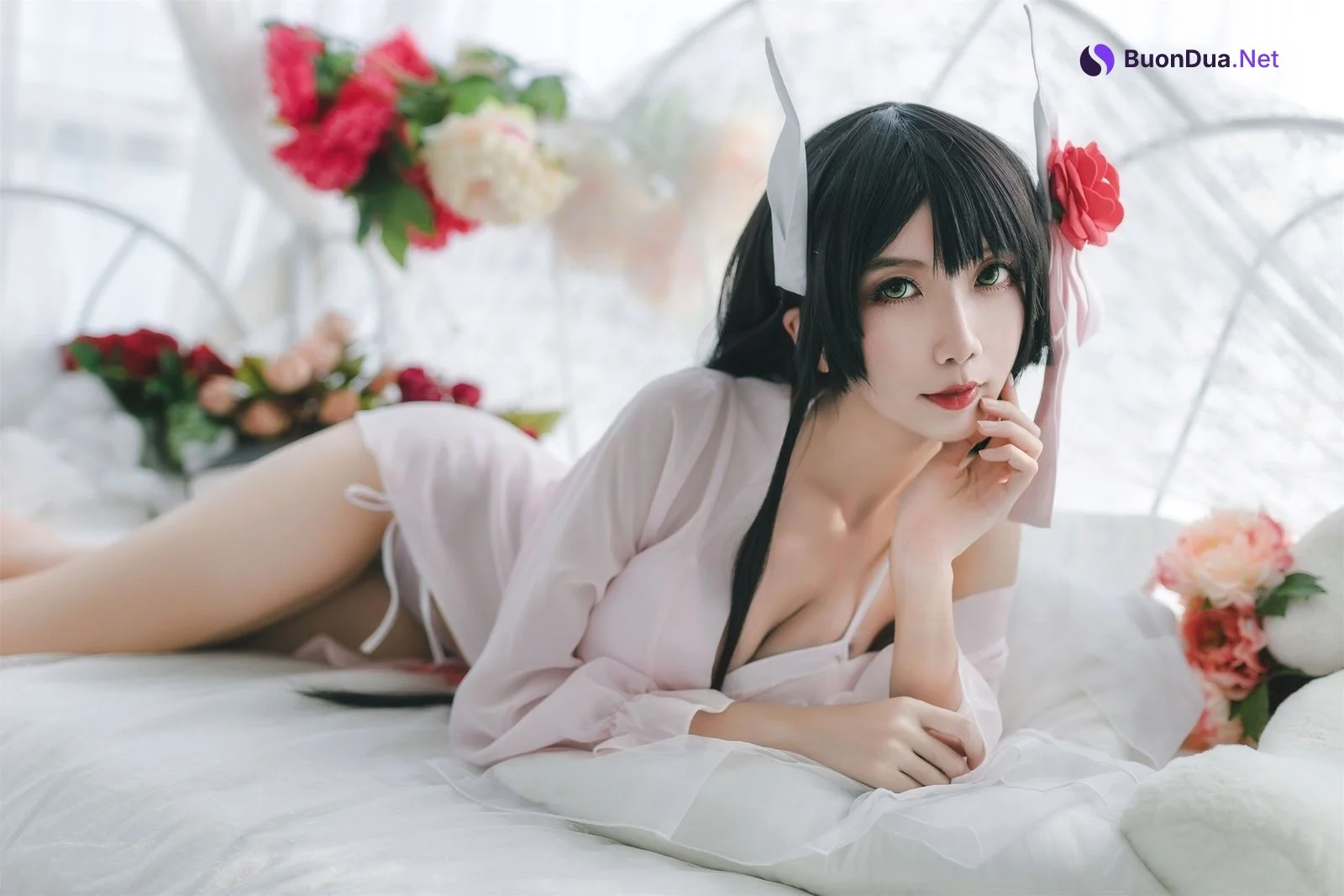 Cosplay 迷失人形QUQ 比叡 月下巡游 - Photo 17