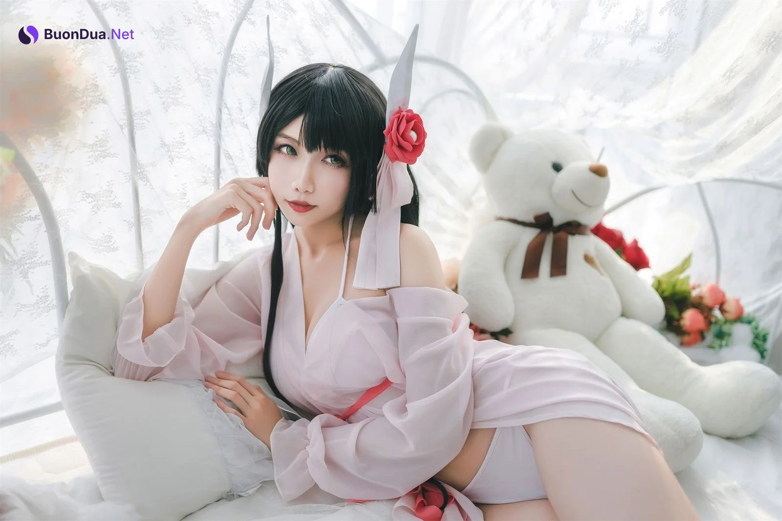 Cosplay 迷失人形QUQ 比叡 月下巡游 - Photo 19