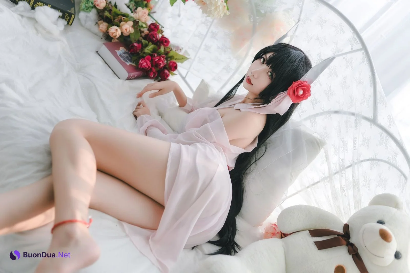 Cosplay 迷失人形QUQ 比叡 月下巡游 - Photo 20