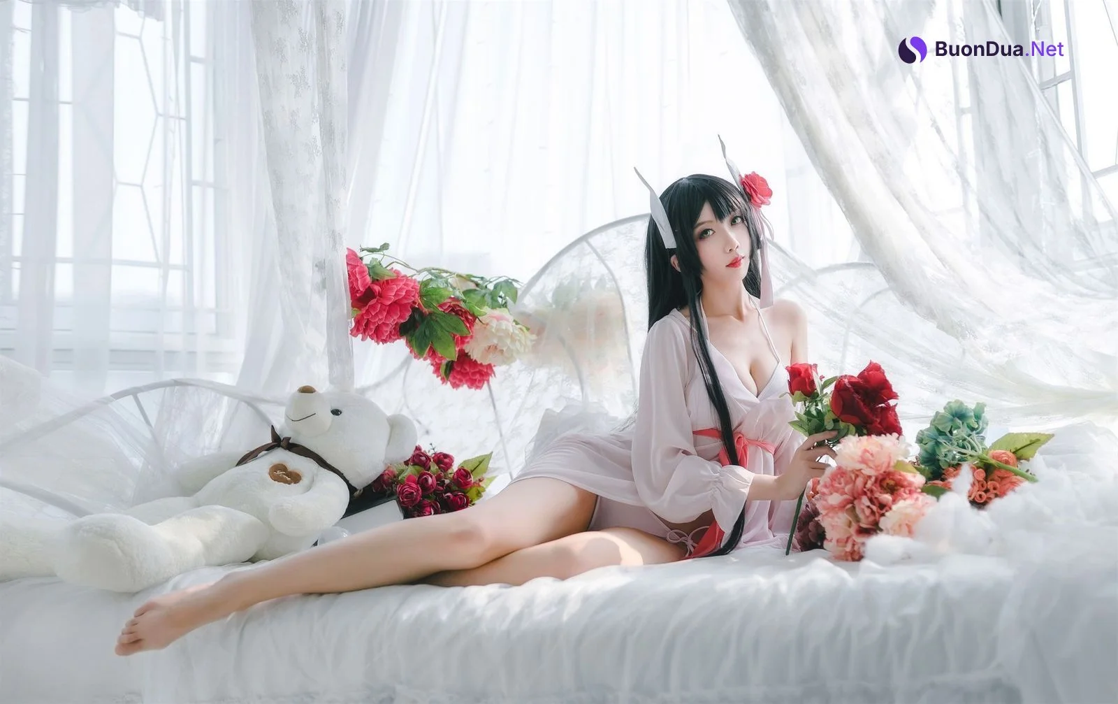 Cosplay 迷失人形QUQ 比叡 月下巡游 - Photo 5