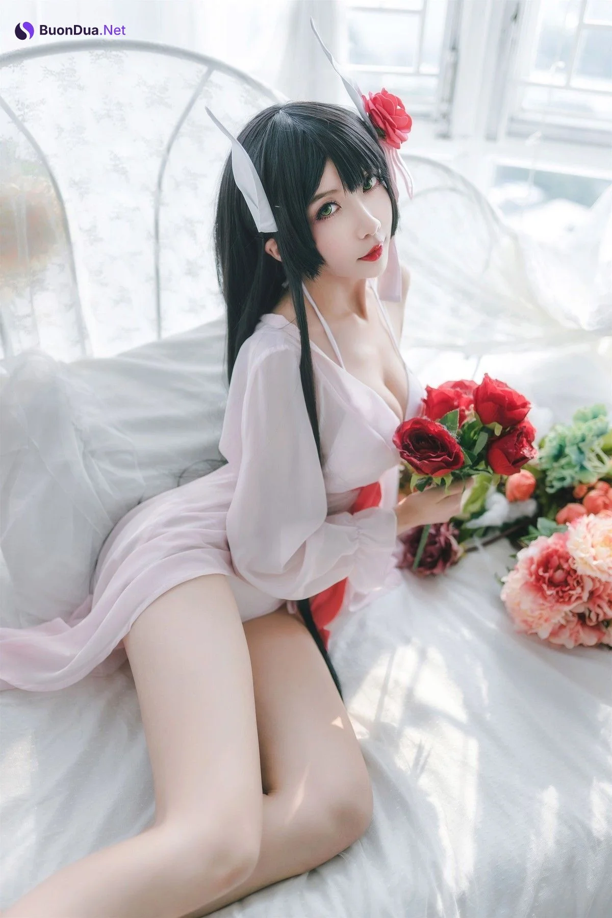 Cosplay 迷失人形QUQ 比叡 月下巡游 - Photo 6