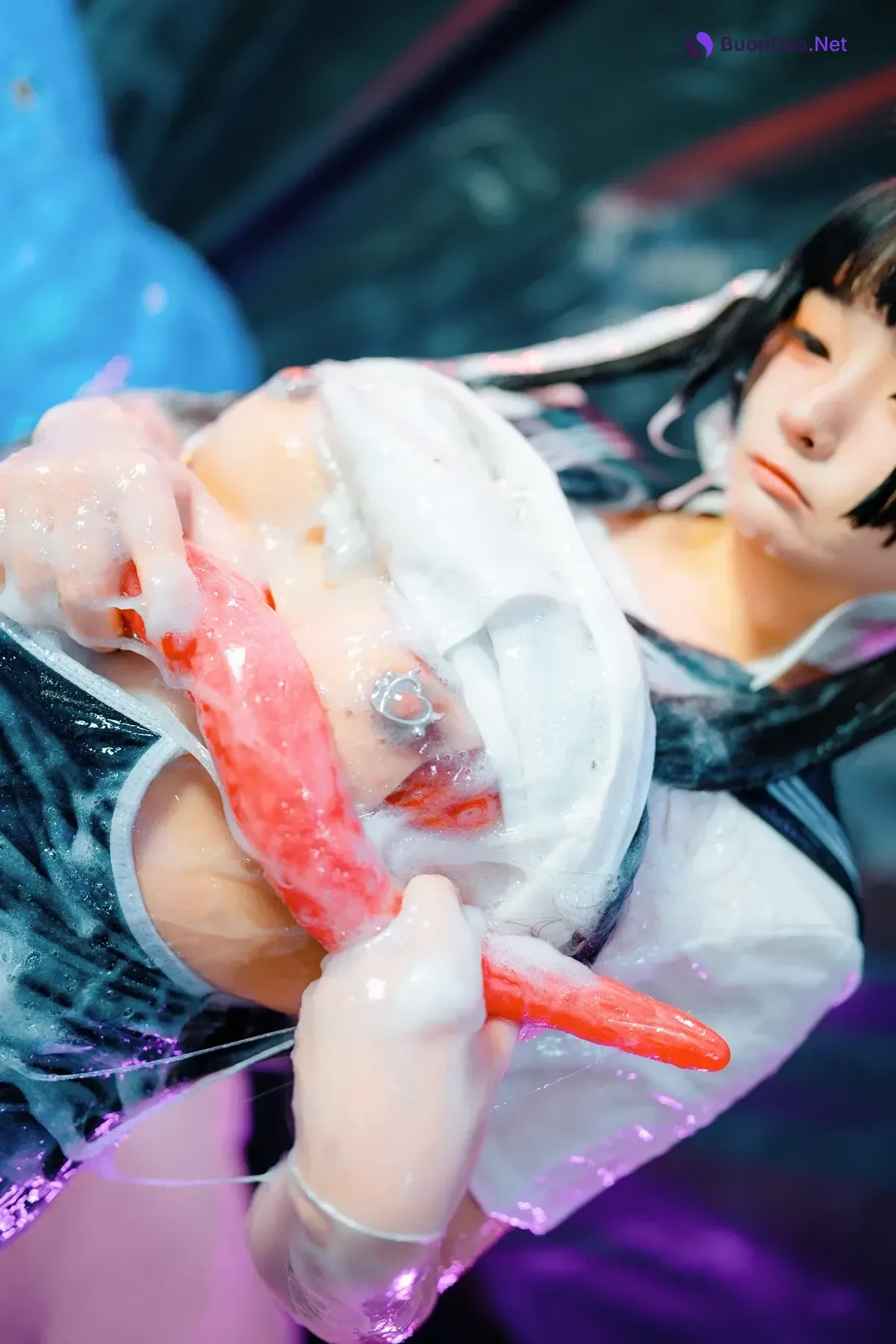 Cosplay 落落Raku – 邋遢小猫 Messy Kitty - รูปภาพ 12
