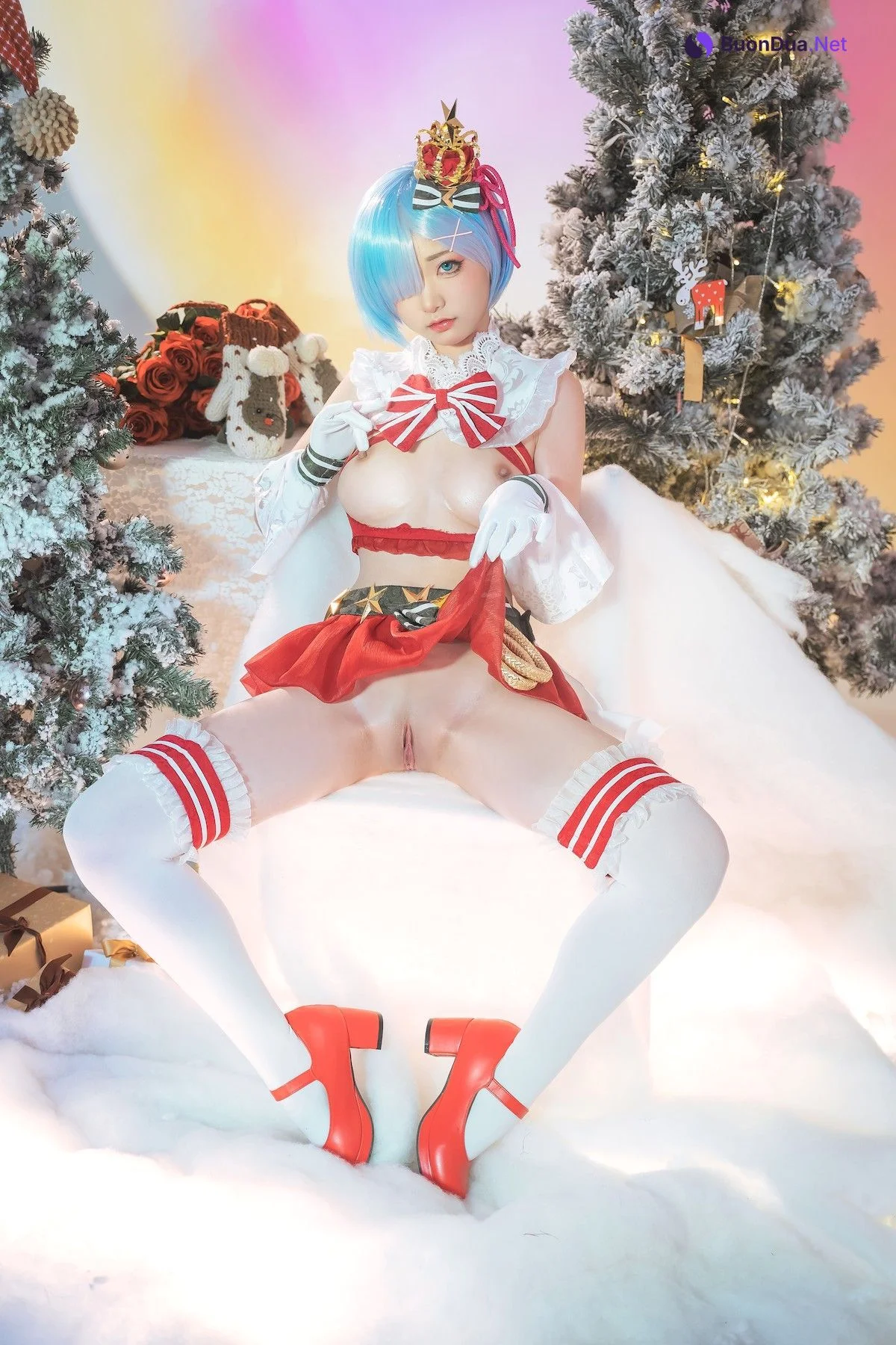 爆机少女喵小吉 Cosplay Re：从零开始的圣诞节 - รูปภาพ 13