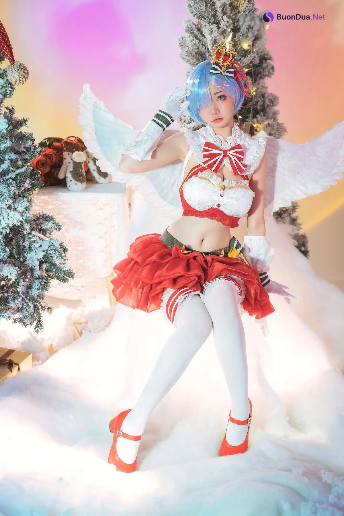 爆机少女喵小吉 Cosplay Re：从零开始的圣诞节 - รูปภาพ 6