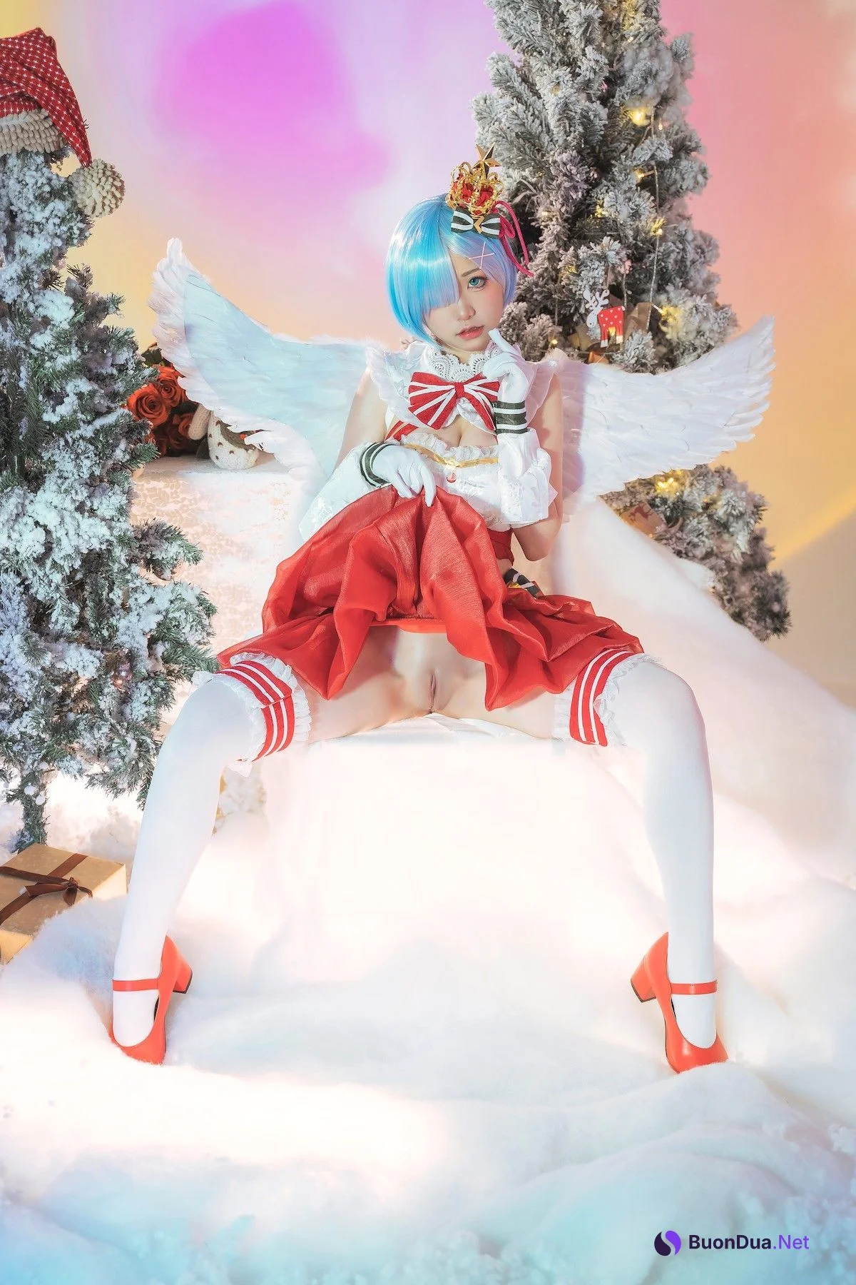 爆机少女喵小吉 Cosplay Re：从零开始的圣诞节 - รูปภาพ 7
