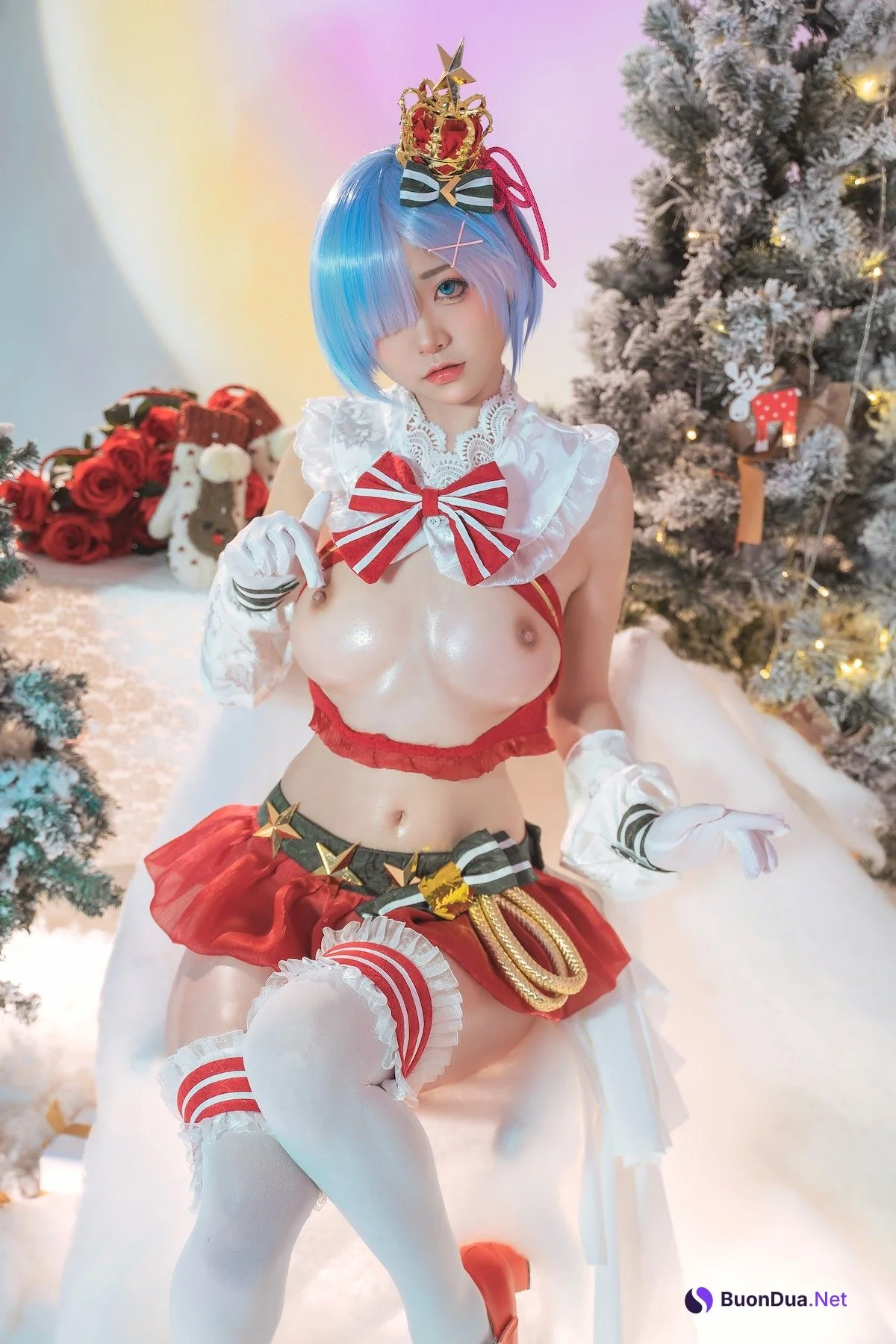 爆机少女喵小吉 Cosplay Re：从零开始的圣诞节 - รูปภาพ 9
