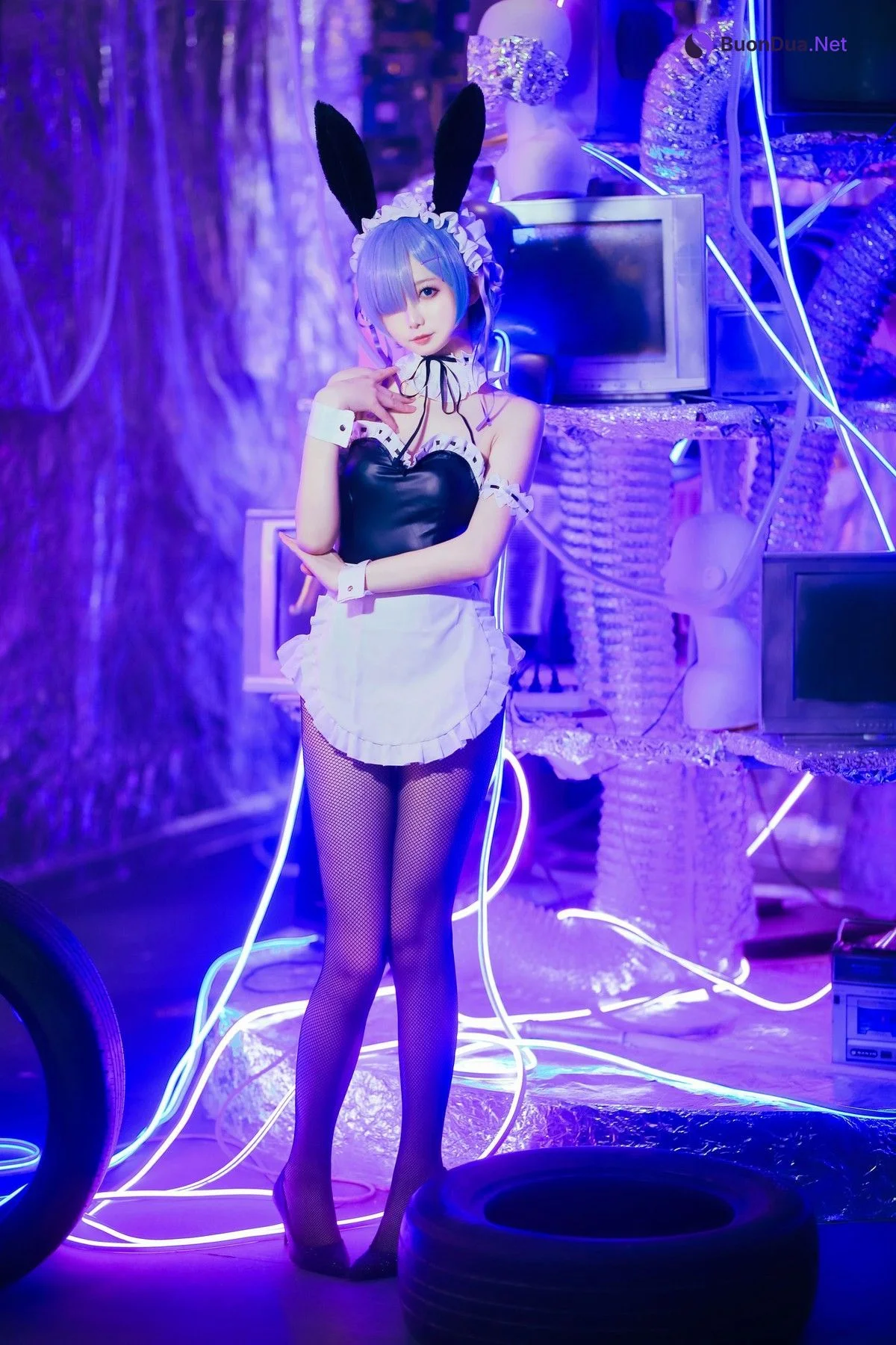 Cosplay 封疆疆 レムメイド REM Maid - Photo 16