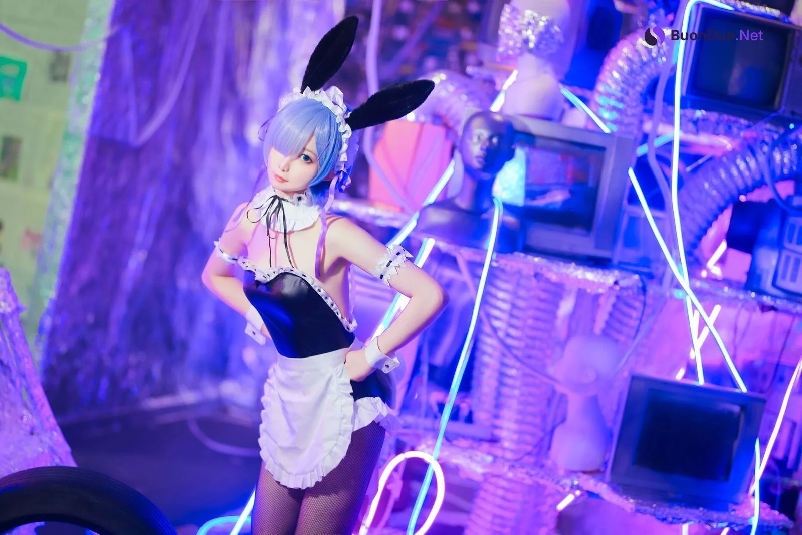 Cosplay 封疆疆 レムメイド REM Maid - Photo 3