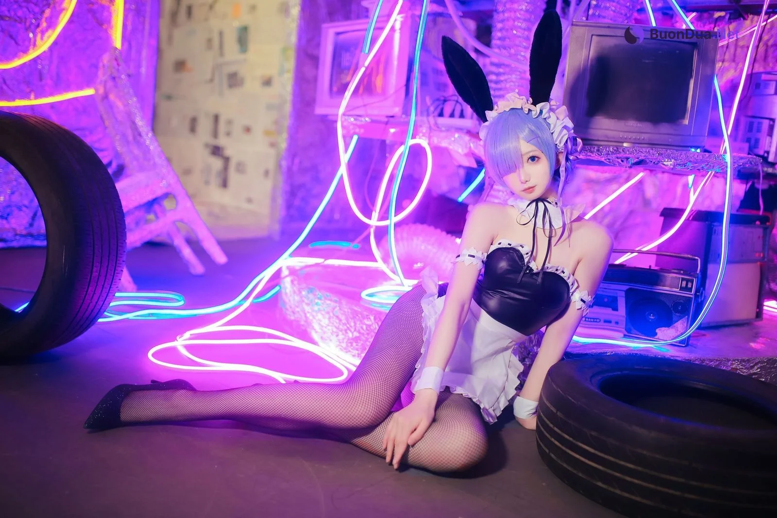 Cosplay 封疆疆 レムメイド REM Maid - Photo 6