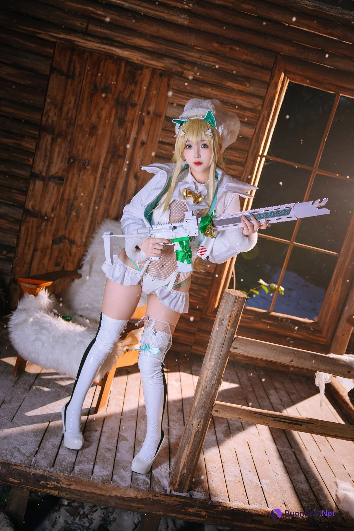 Cosplay Rinaijiao日奈娇 露菲圣诞 - Photo 14