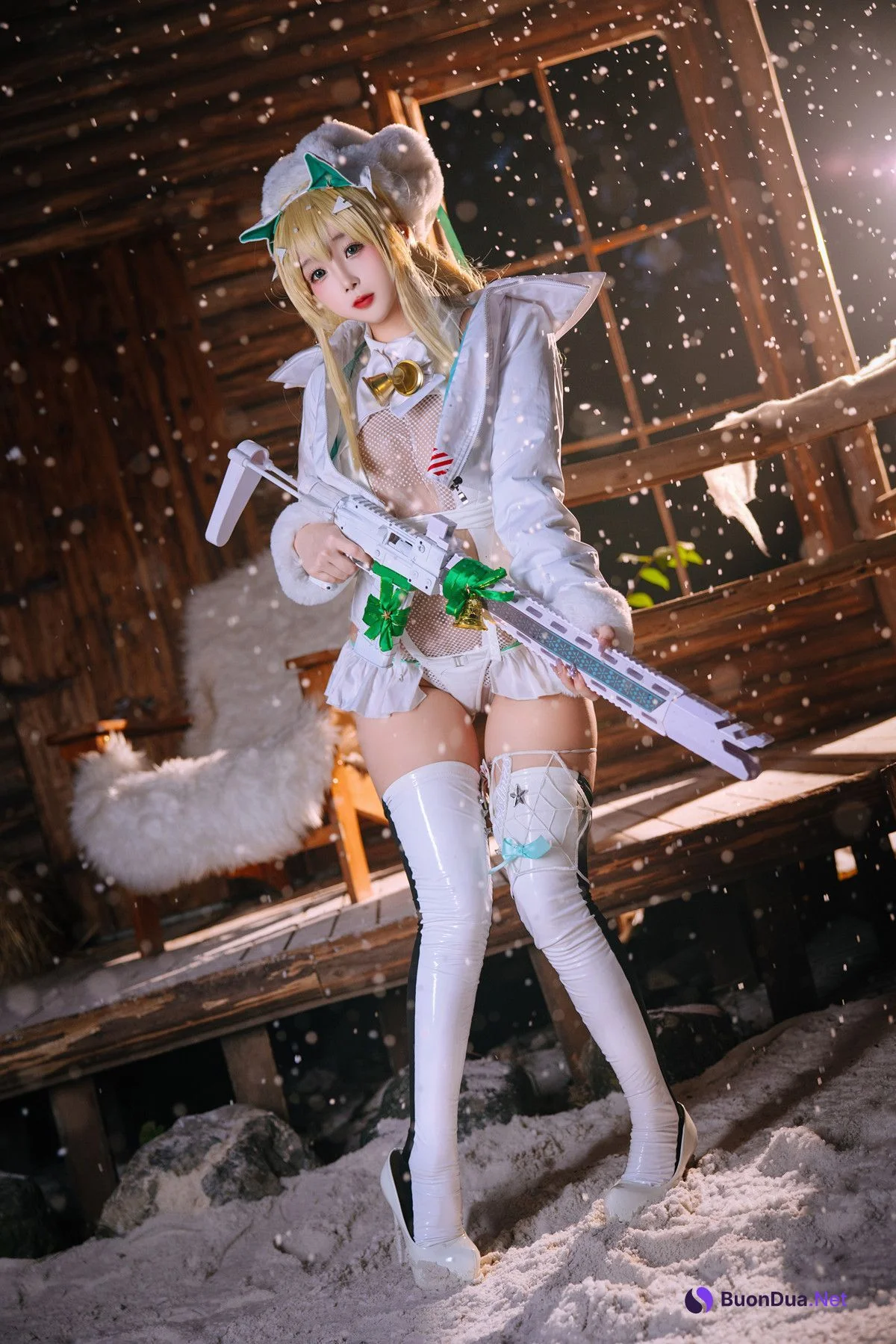 Cosplay Rinaijiao日奈娇 露菲圣诞 - Photo 16