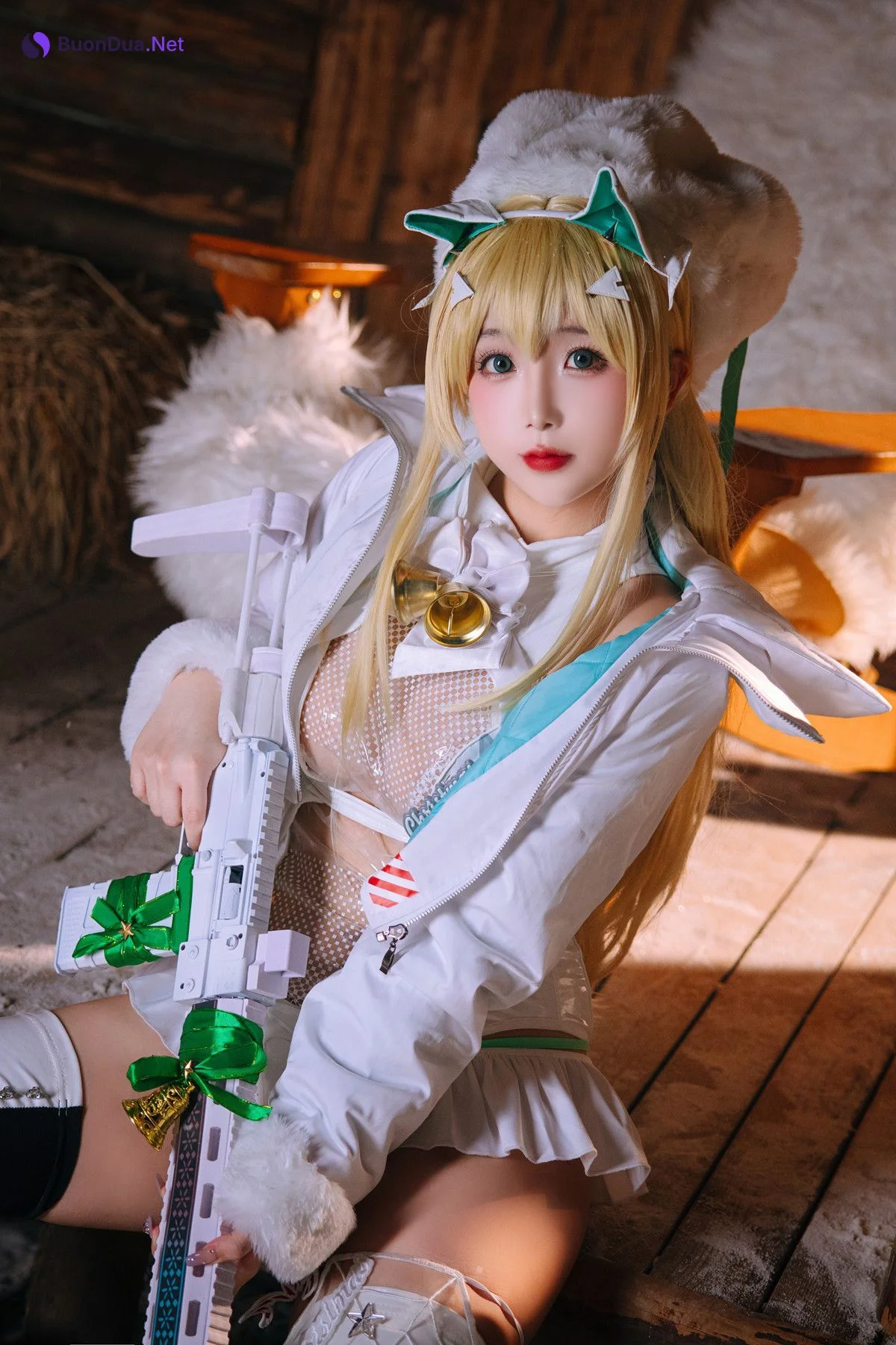 Cosplay Rinaijiao日奈娇 露菲圣诞 - Photo 20
