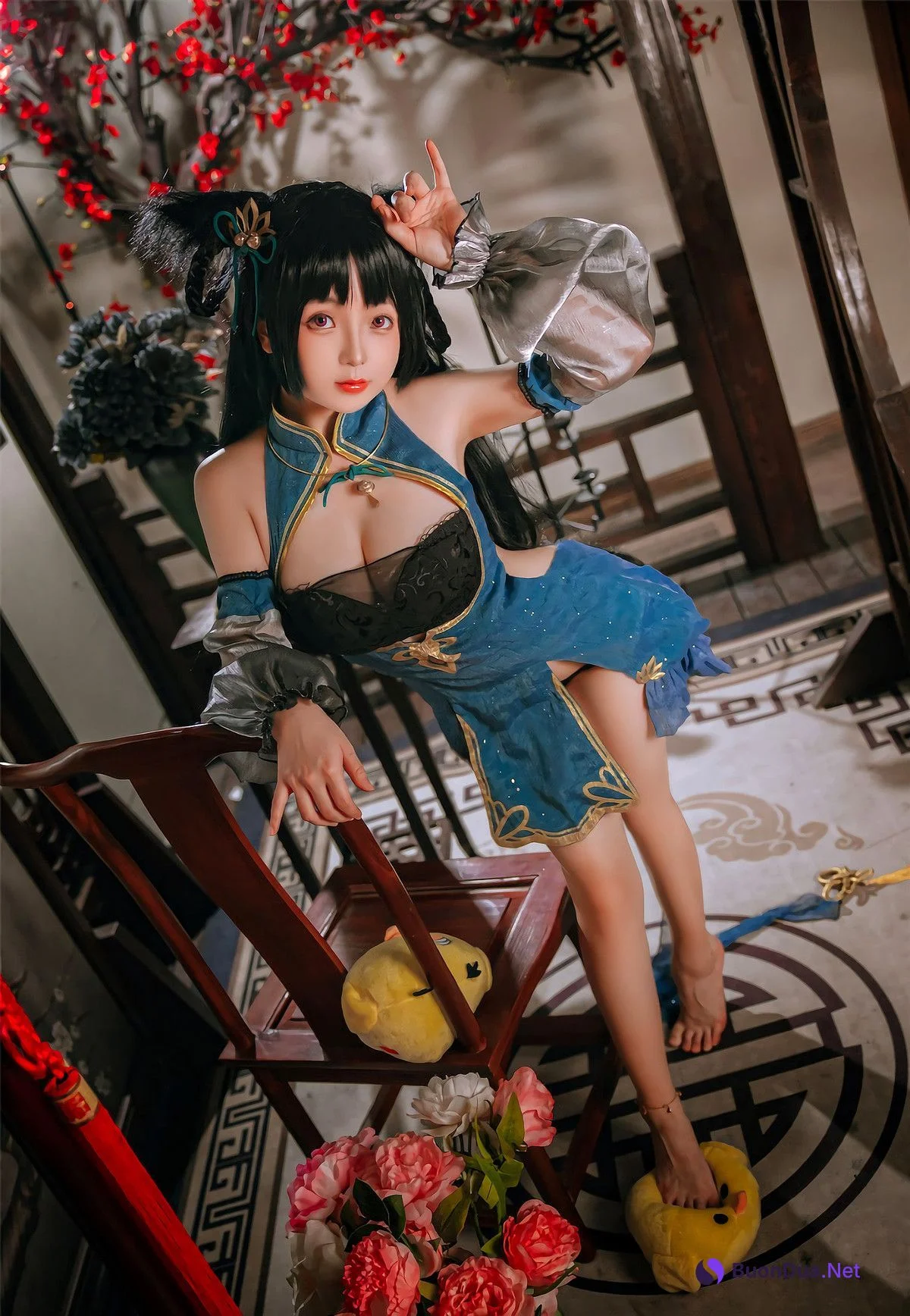 Cosplay Rinaijiao日奈娇 碧蓝航线 大潮旗袍 - Photo 12