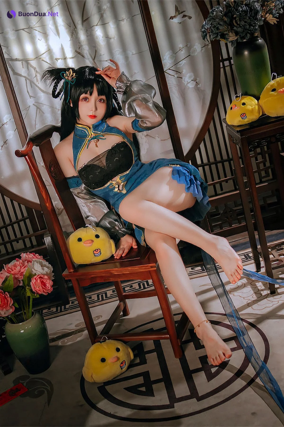 Cosplay Rinaijiao日奈娇 碧蓝航线 大潮旗袍 - Photo 2