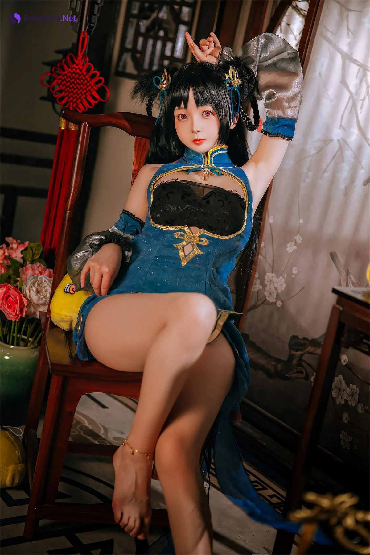 Cosplay Rinaijiao日奈娇 碧蓝航线 大潮旗袍 - Photo 20