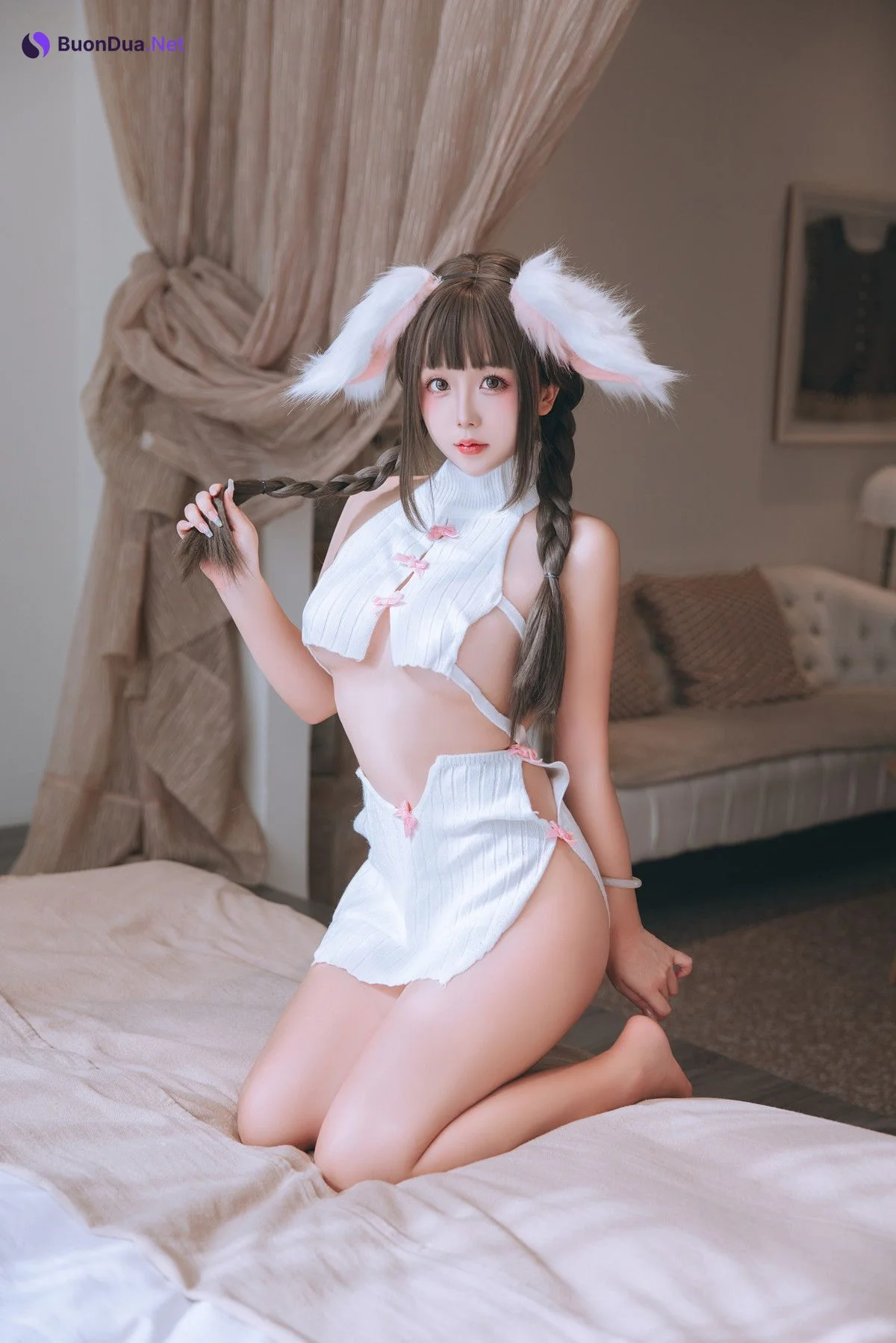 Cosplay Rinaijiao日奈娇 垂耳兔 - Photo 3