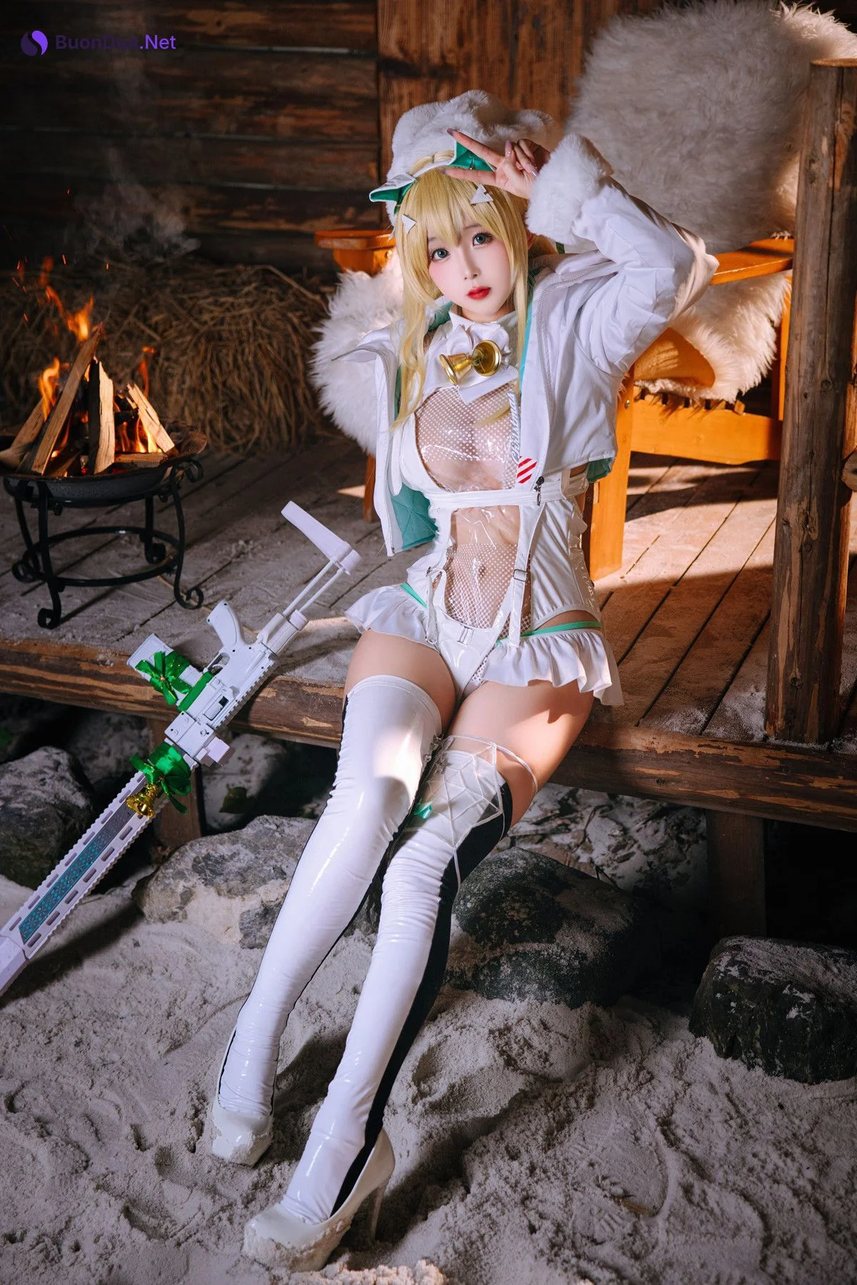 Cosplay Rinaijiao日奈娇 胜利女神 妮姬露菲 - Photo 19