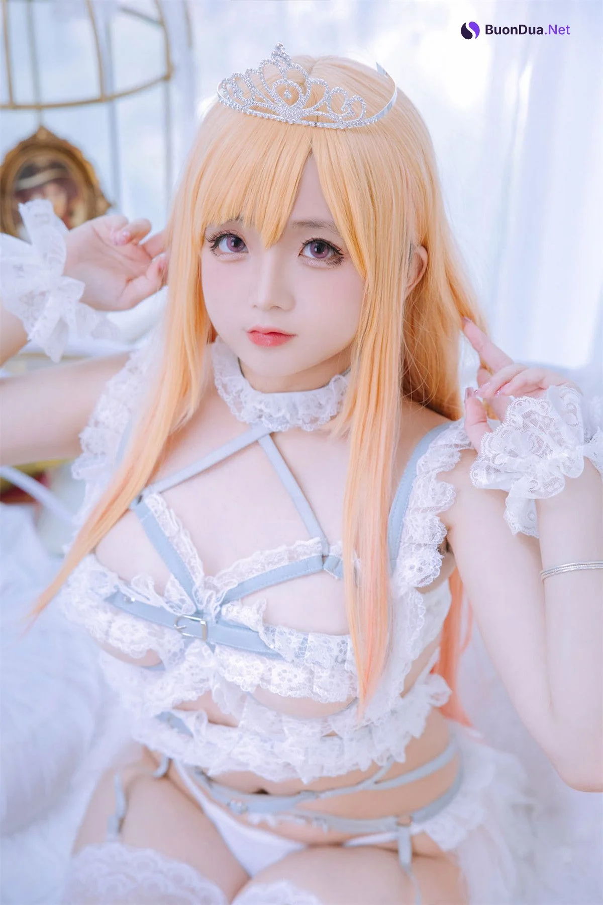 Cosplay Rinaijiao日奈娇 喜多川海梦 花嫁 - Photo 12
