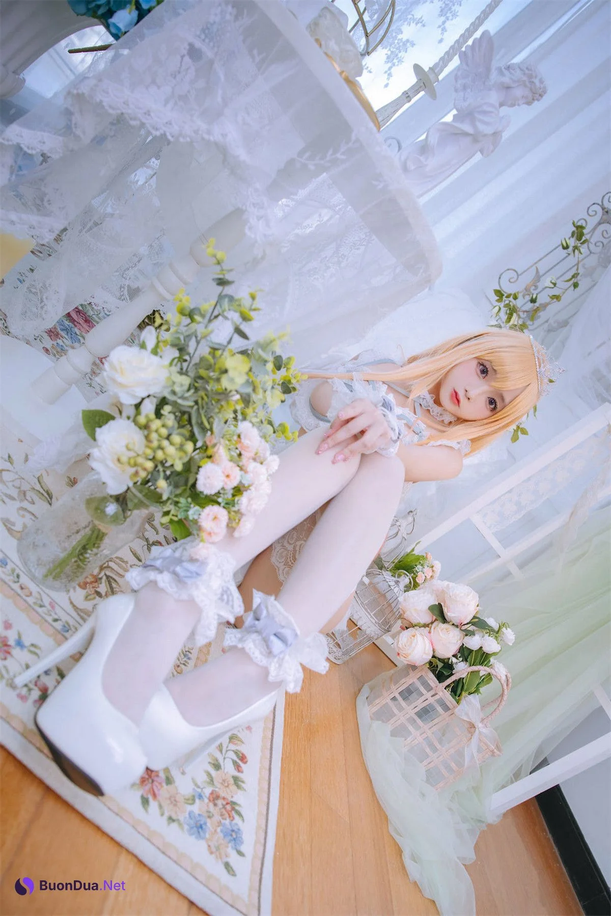 Cosplay Rinaijiao日奈娇 喜多川海梦 花嫁 - Photo 2
