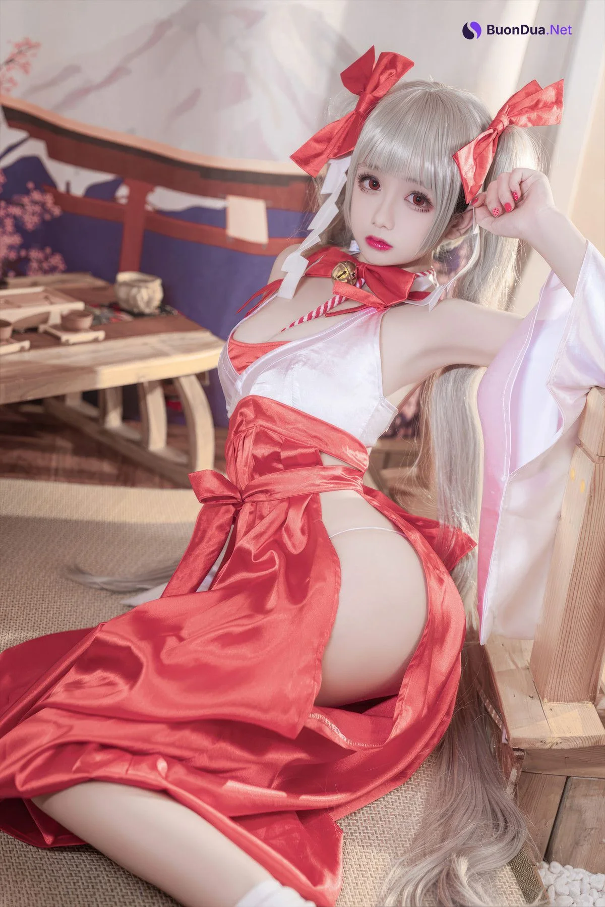 Cosplay Rinaijiao日奈娇 碧蓝航线 可畏巫女 - Photo 10